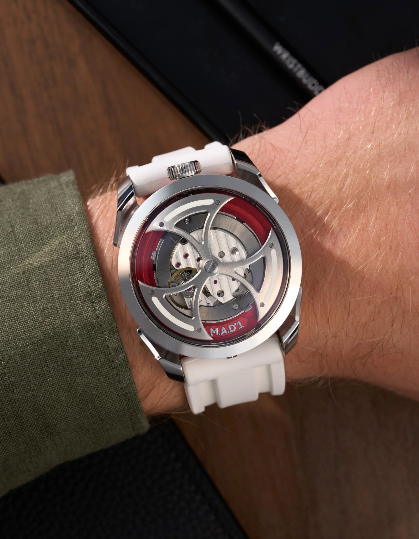 Rubber Strap for MB&F M.A.D.1 Red Edition - Image 6