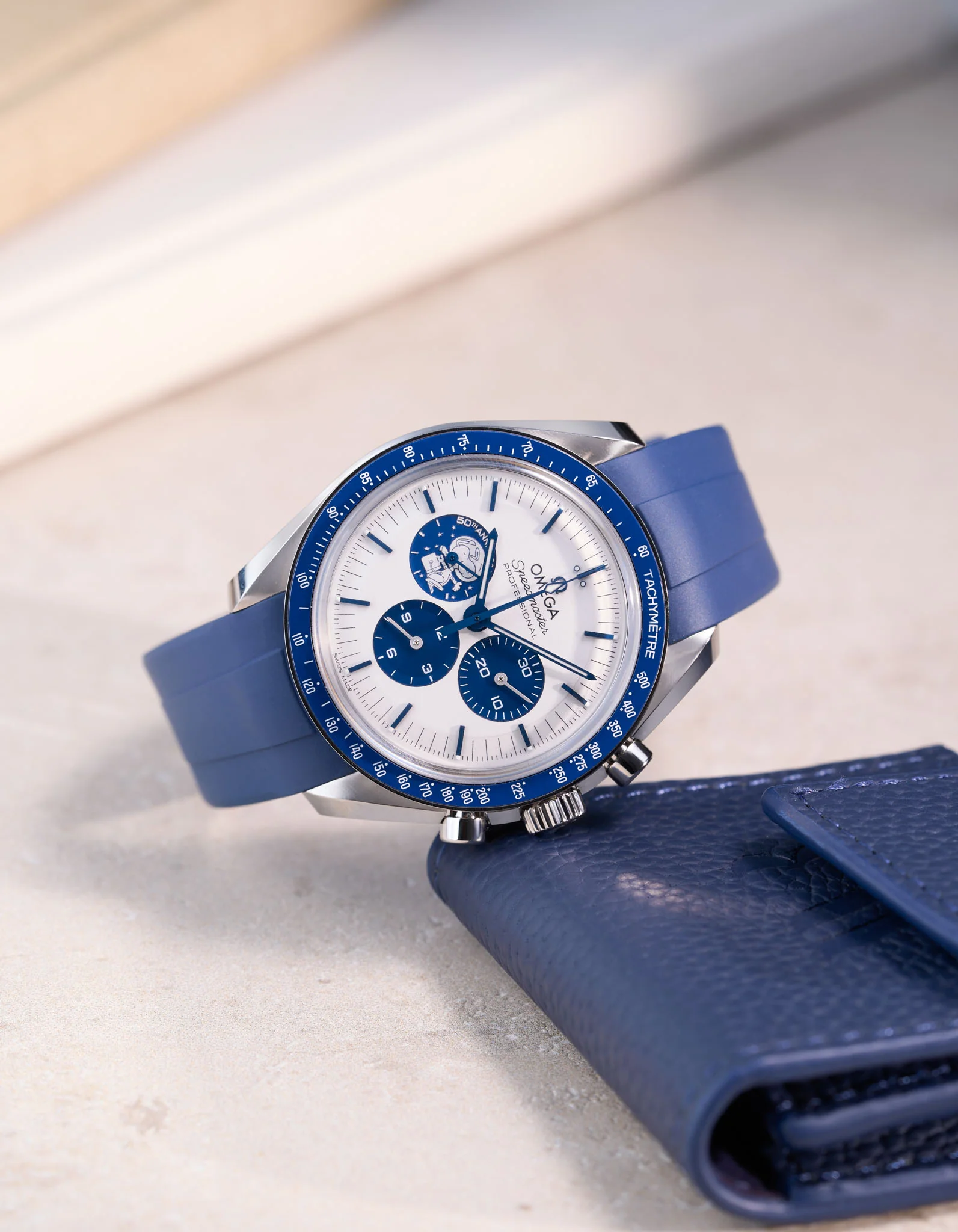 Rubber Strap for Omega Speedmaster “Silver Snoopy Award” - Image 11