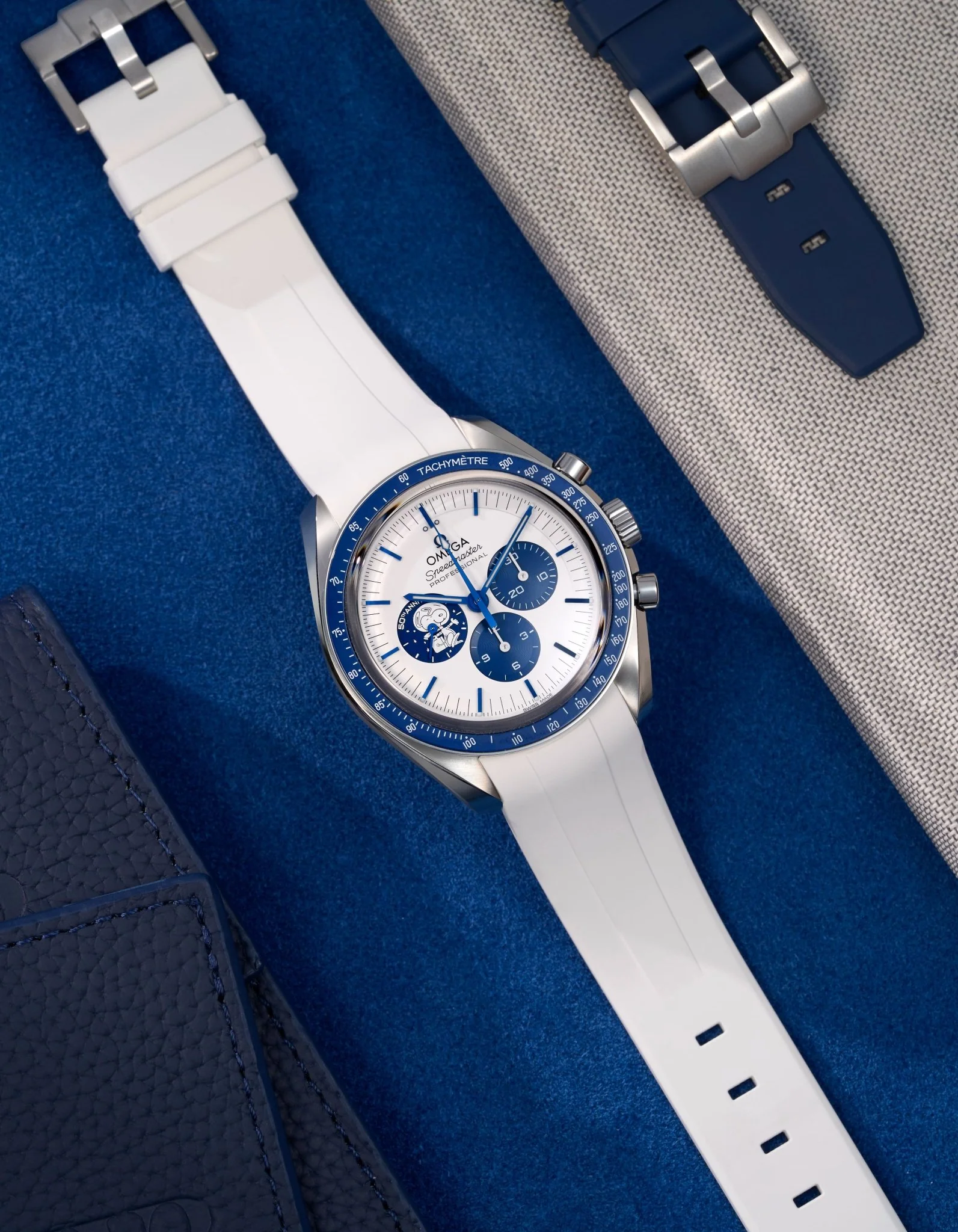 Rubber Strap for Omega Speedmaster “Silver Snoopy Award” - Image 16