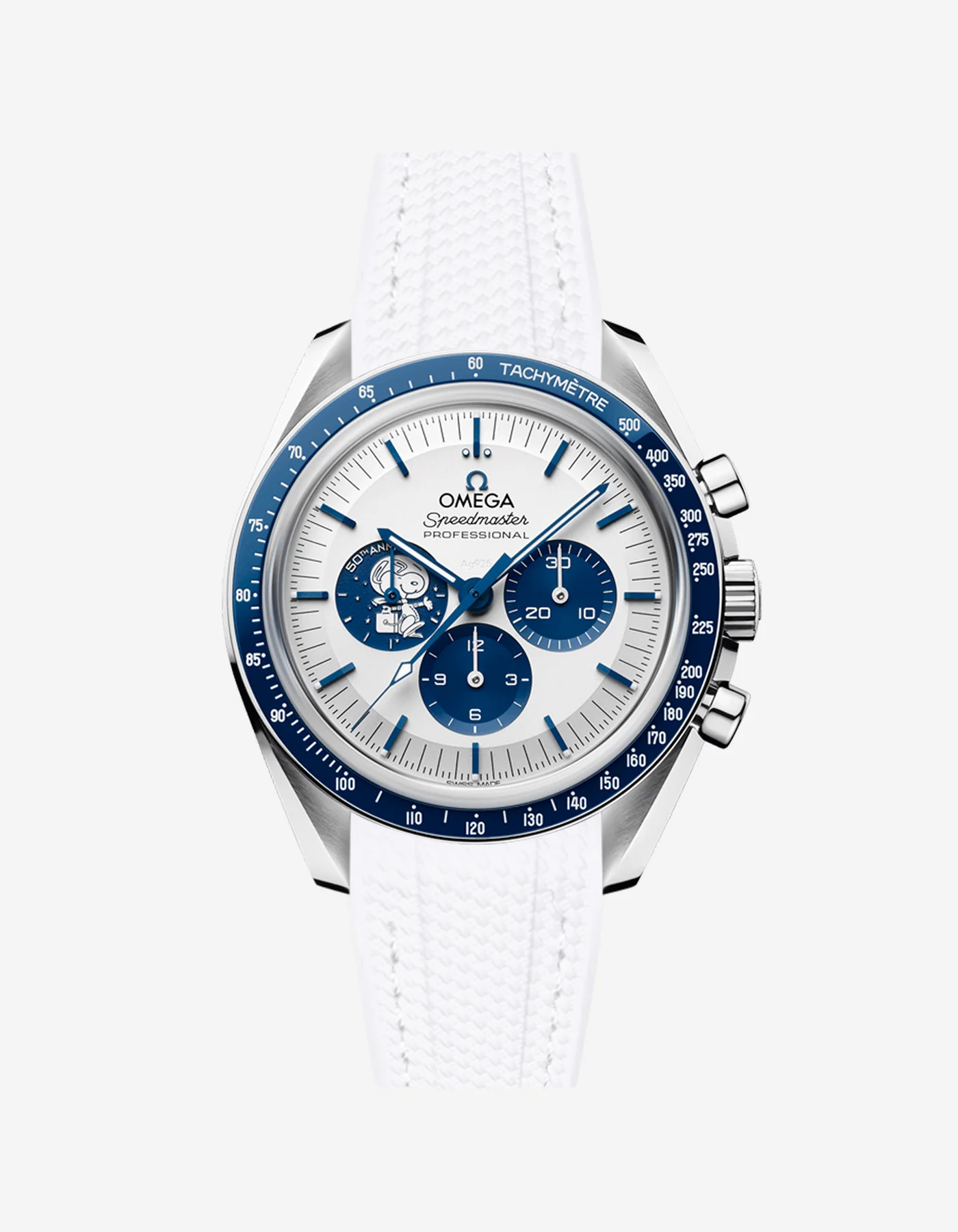 Rubber Strap for Omega Speedmaster “Silver Snoopy Award” - Image 18