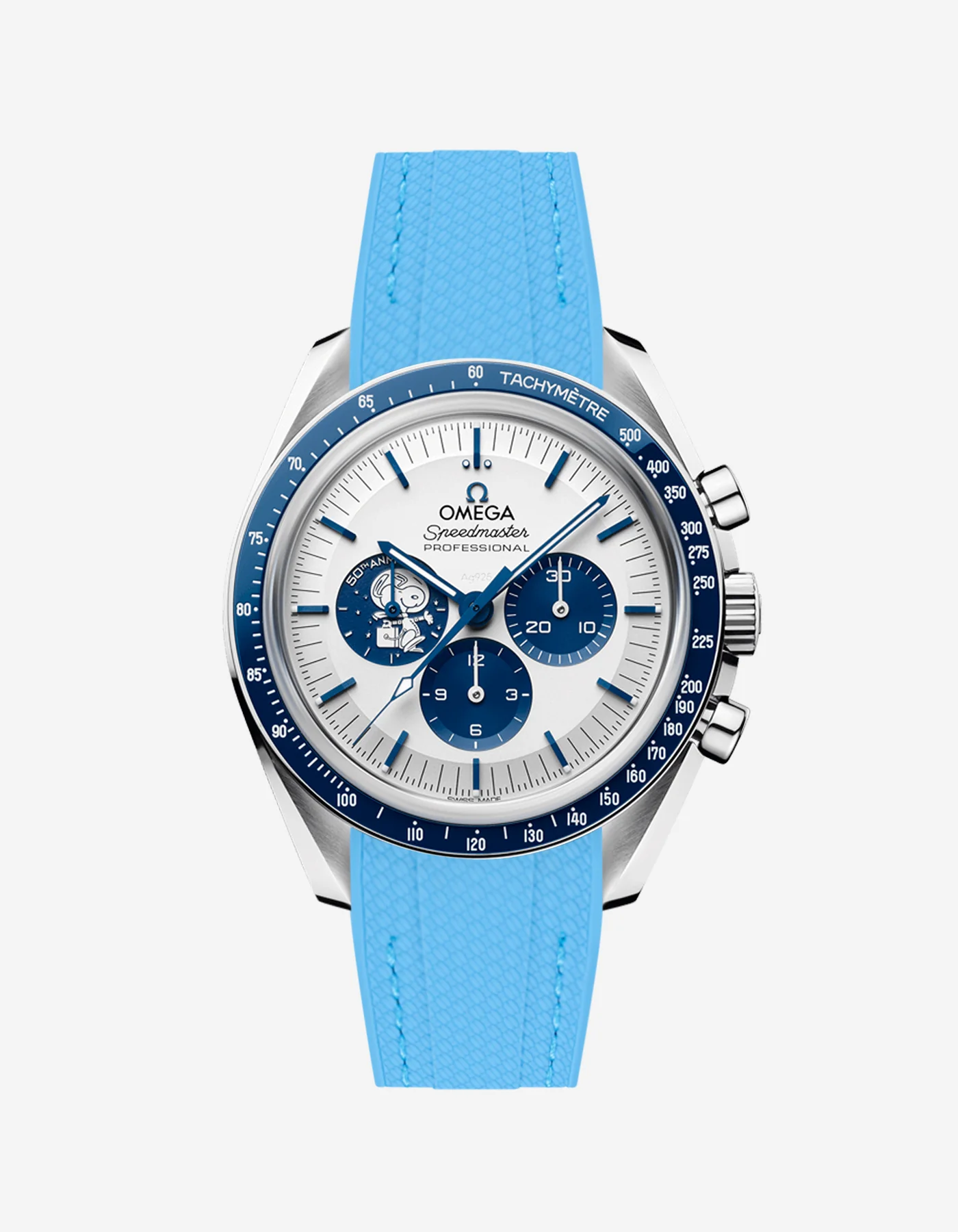 Rubber Strap for Omega Speedmaster “Silver Snoopy Award” - Image 24