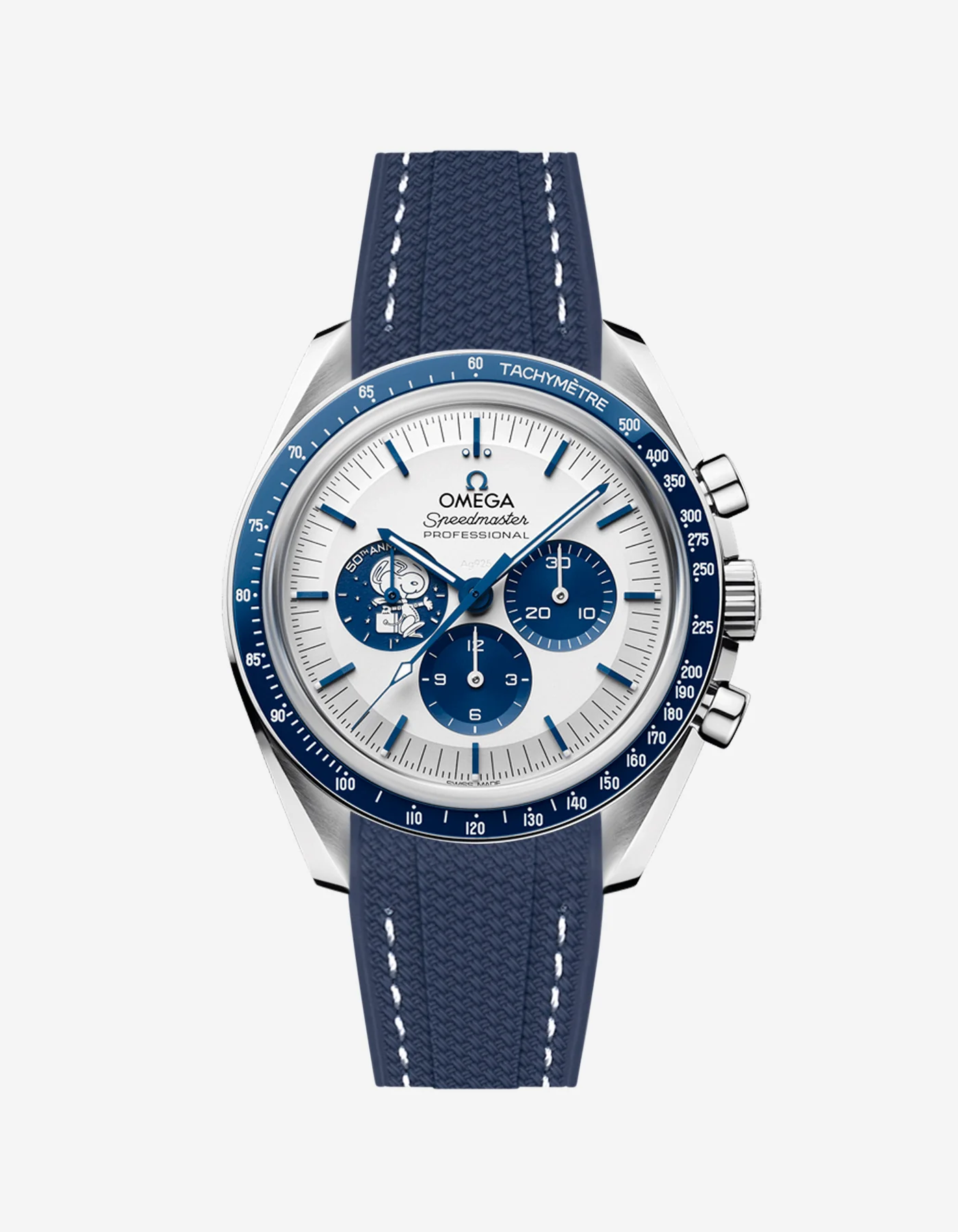 Rubber Strap for Omega Speedmaster “Silver Snoopy Award” - Image 6