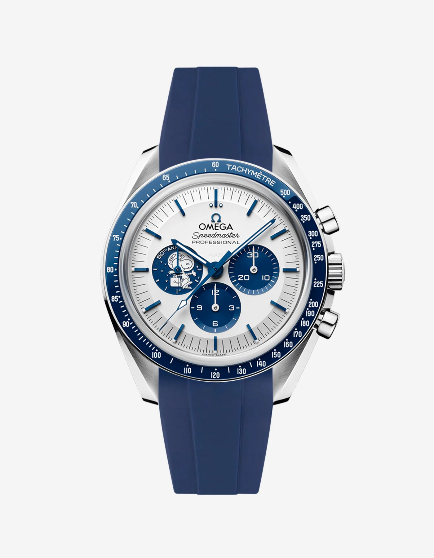 Rubber Strap for Omega Speedmaster “Silver Snoopy Award” - Image 9