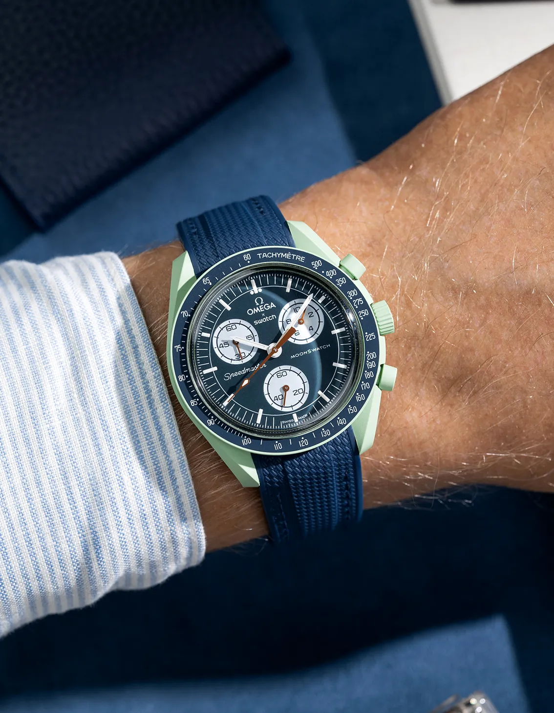 Rubber Strap for Omega X Swatch MoonSwatch Mission on Earth - Image 2
