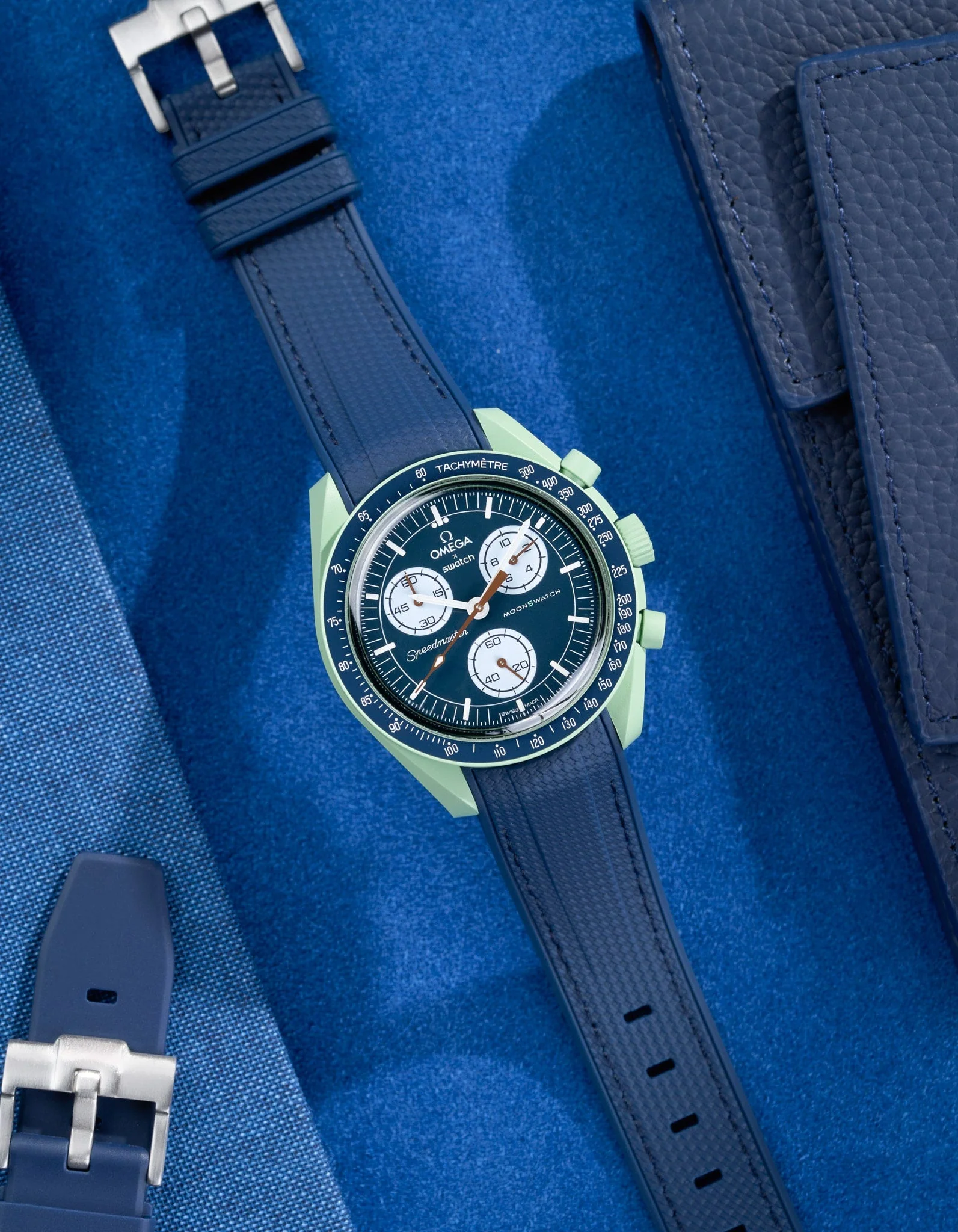 Rubber Strap for Omega X Swatch MoonSwatch Mission on Earth - Image 3