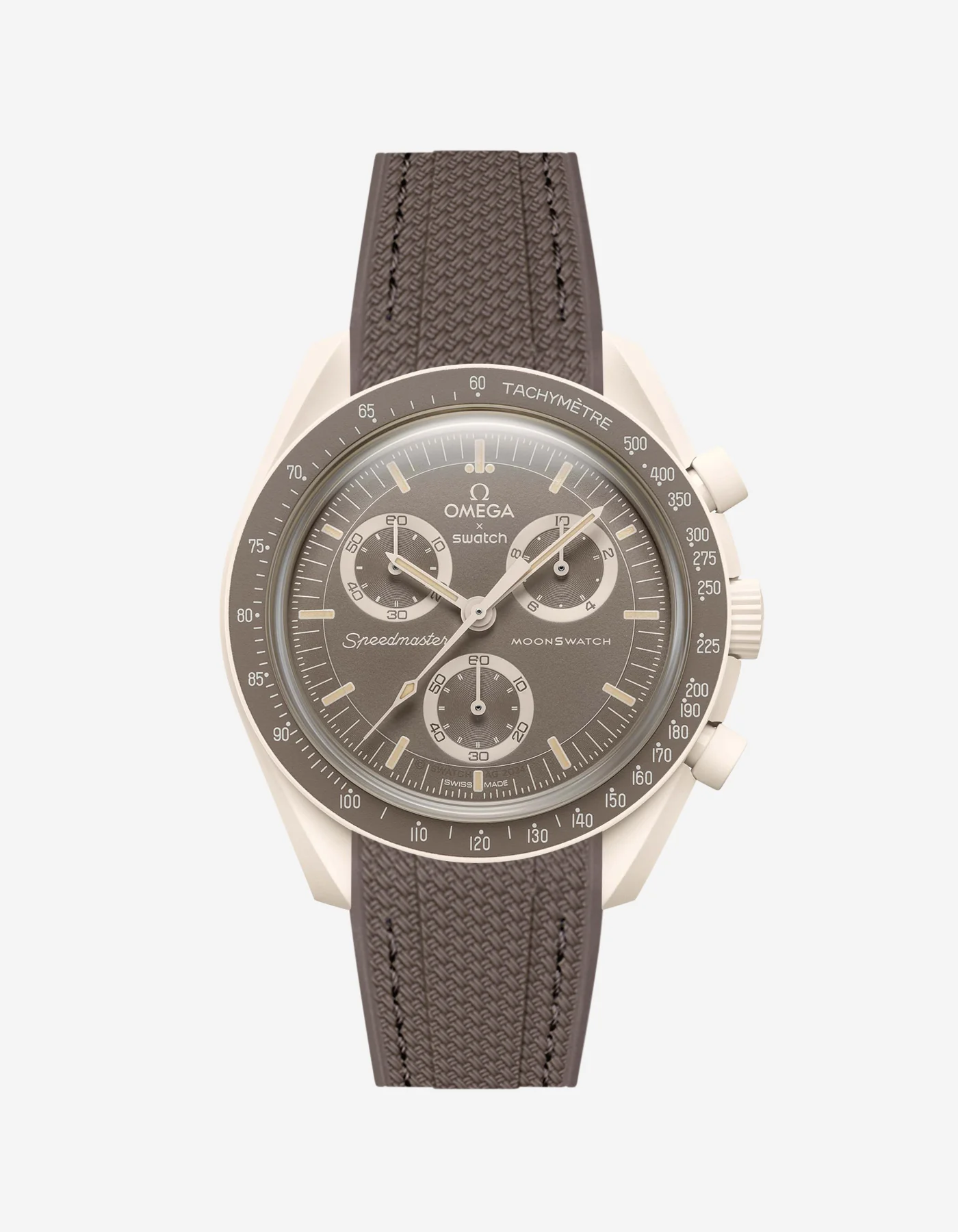 Rubber Strap for Omega X Swatch MoonSwatch Mission On Earth - Desert - Image 5
