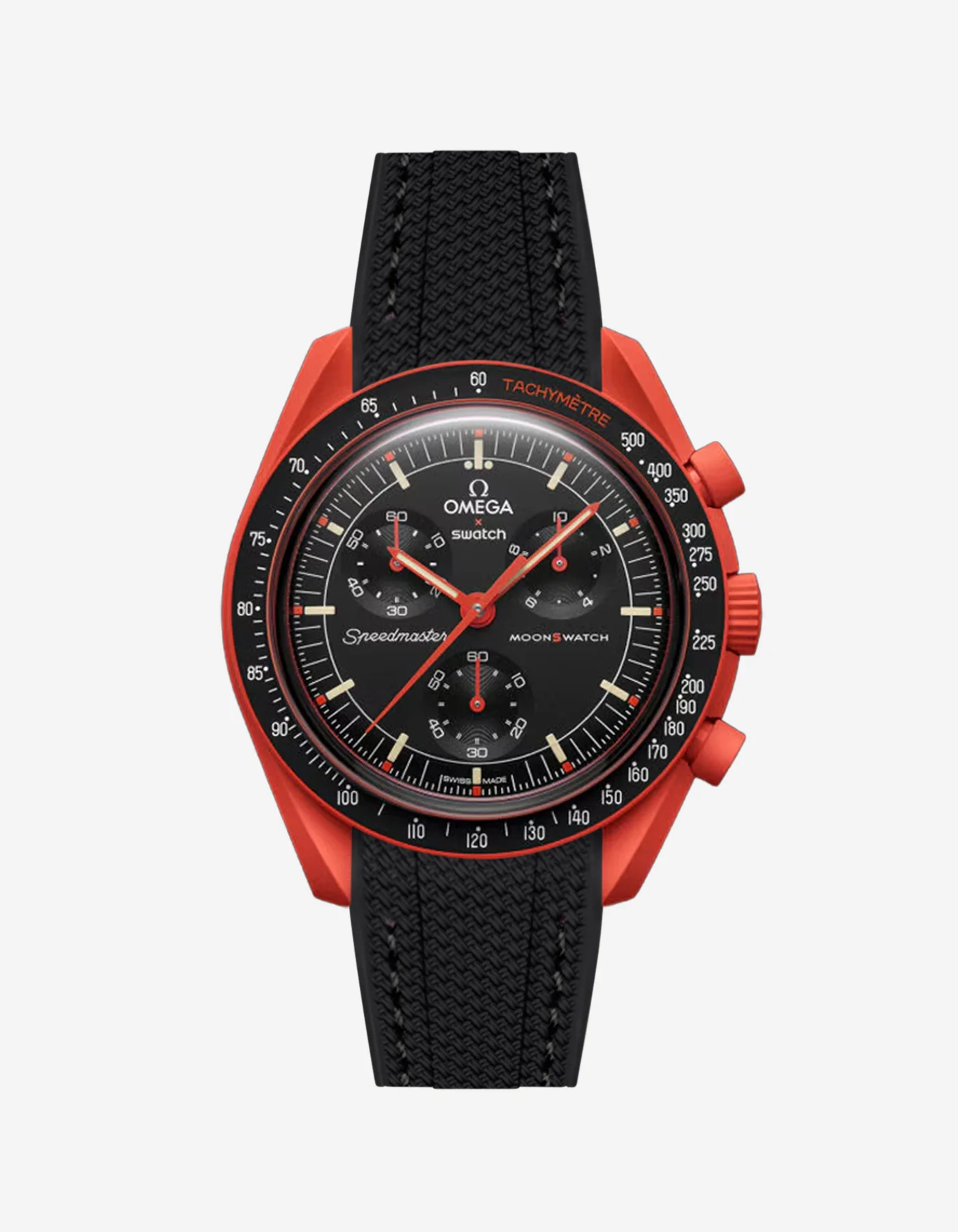 Rubber Strap for Omega X Swatch MoonSwatch Mission On Earth - Lava - Image 10