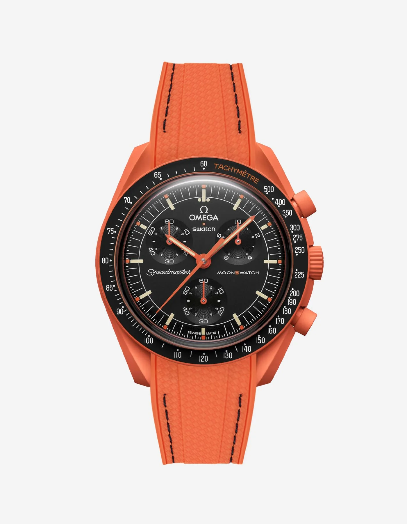 Rubber Strap for Omega X Swatch MoonSwatch Mission On Earth - Lava - Image 15