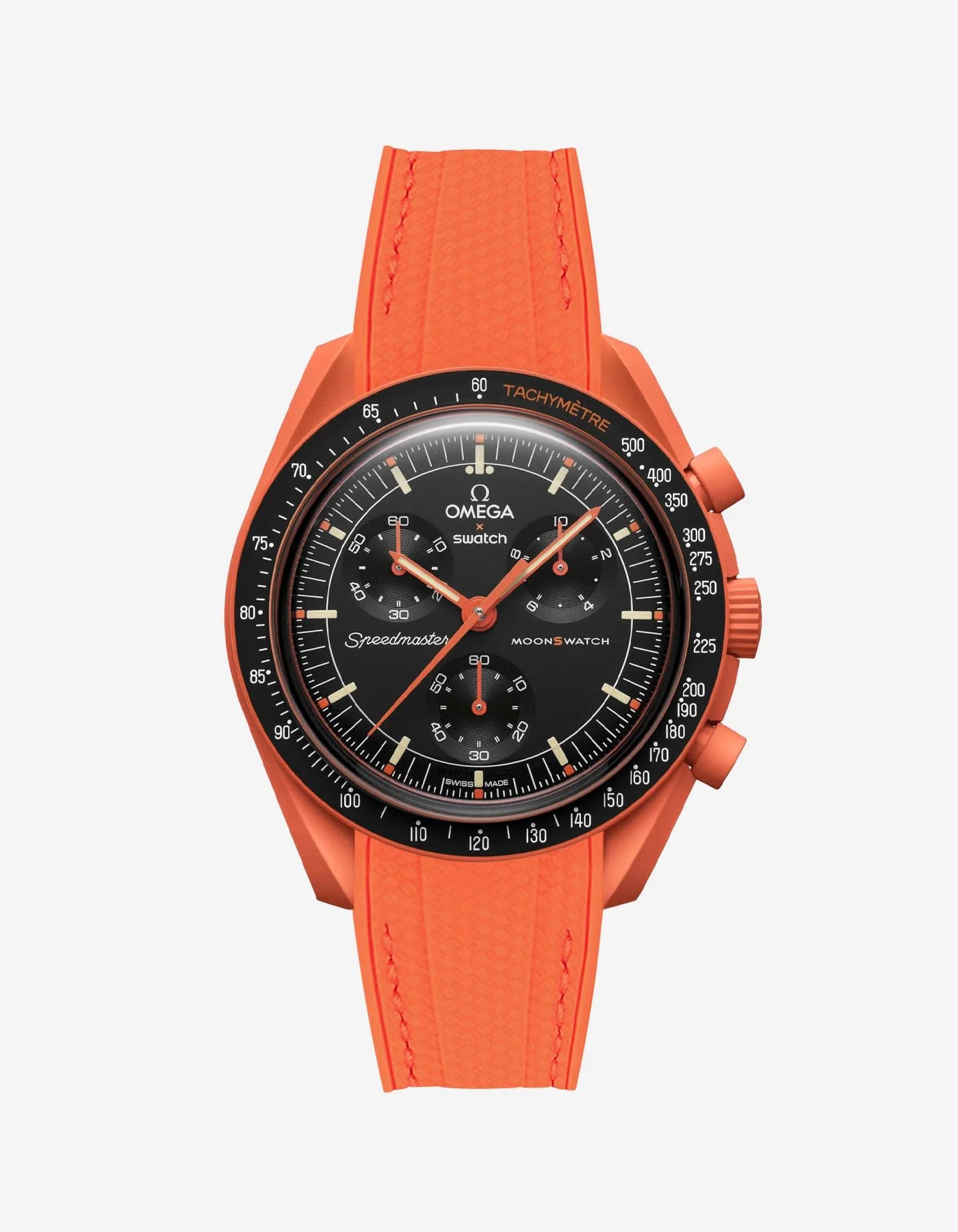 Rubber Strap for Omega X Swatch MoonSwatch Mission On Earth - Lava - Image 6