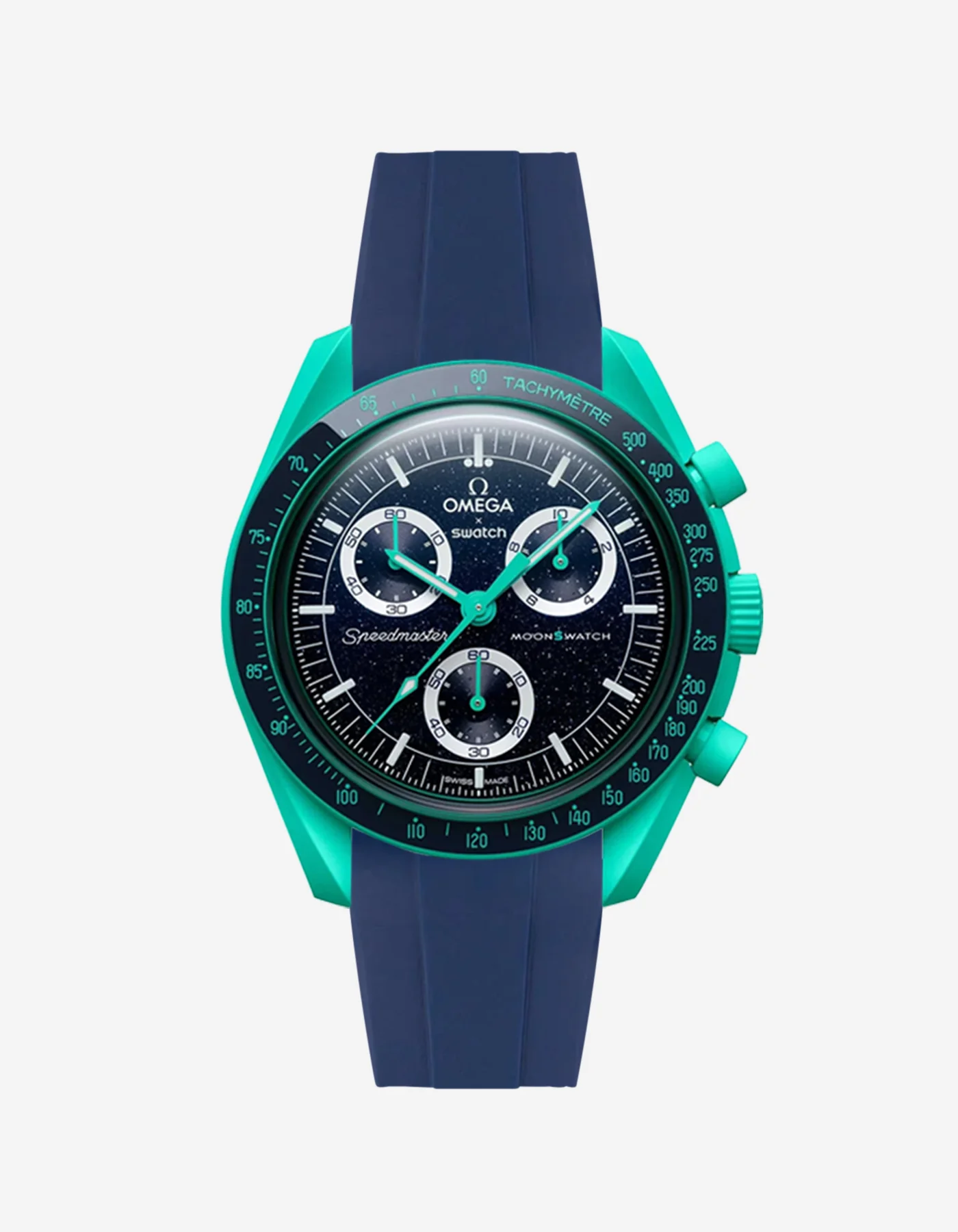 Rubber Strap for Omega X Swatch MoonSwatch Mission On Earth - Polar Lights - Image 10