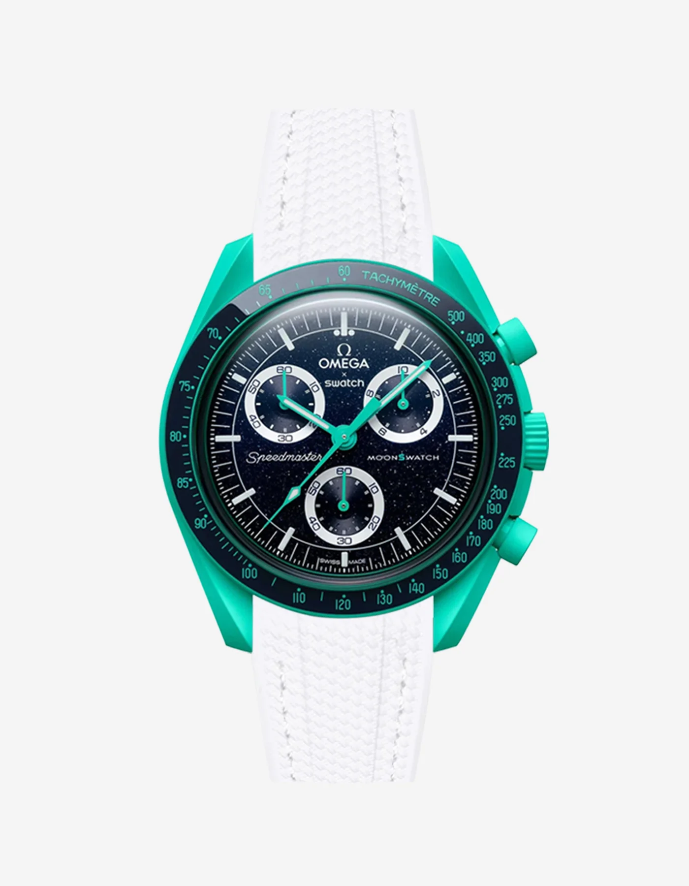 Rubber Strap for Omega X Swatch MoonSwatch Mission On Earth - Polar Lights - Image 13