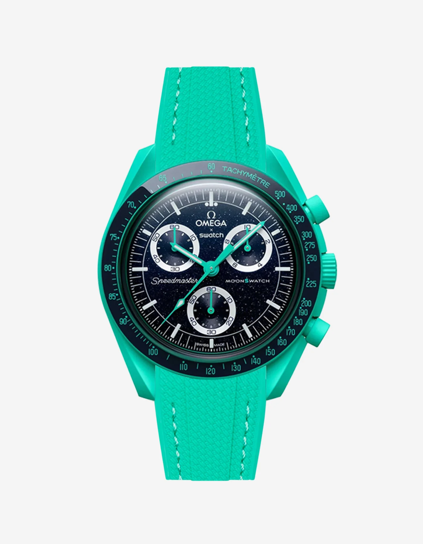 Rubber Strap for Omega X Swatch MoonSwatch Mission On Earth - Polar Lights - Image 5