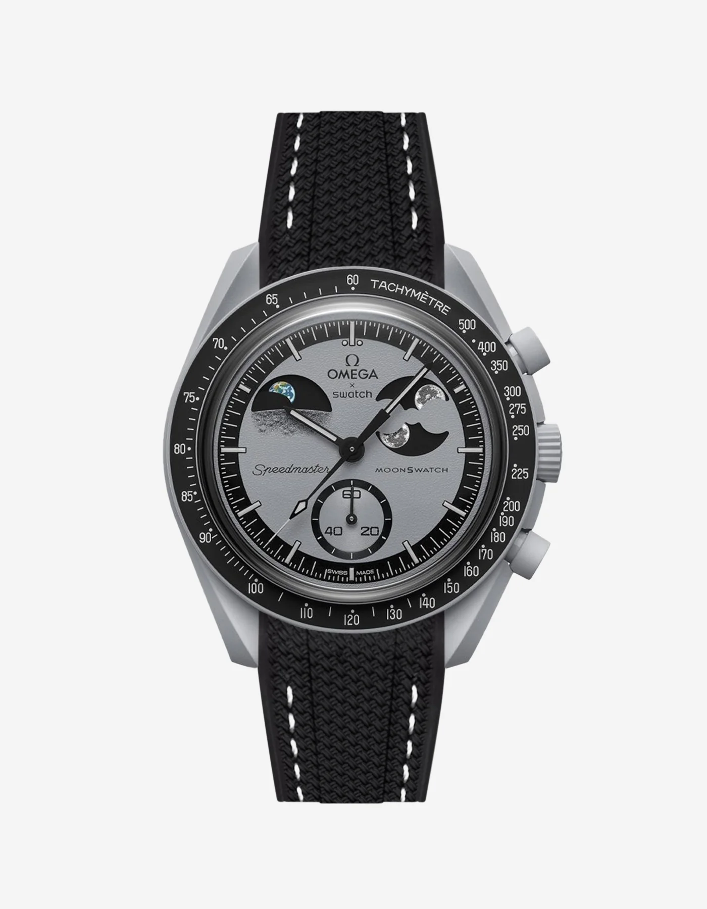 Rubber Strap for Omega X Swatch MoonSwatch Mission To EarthPhase - Image 11