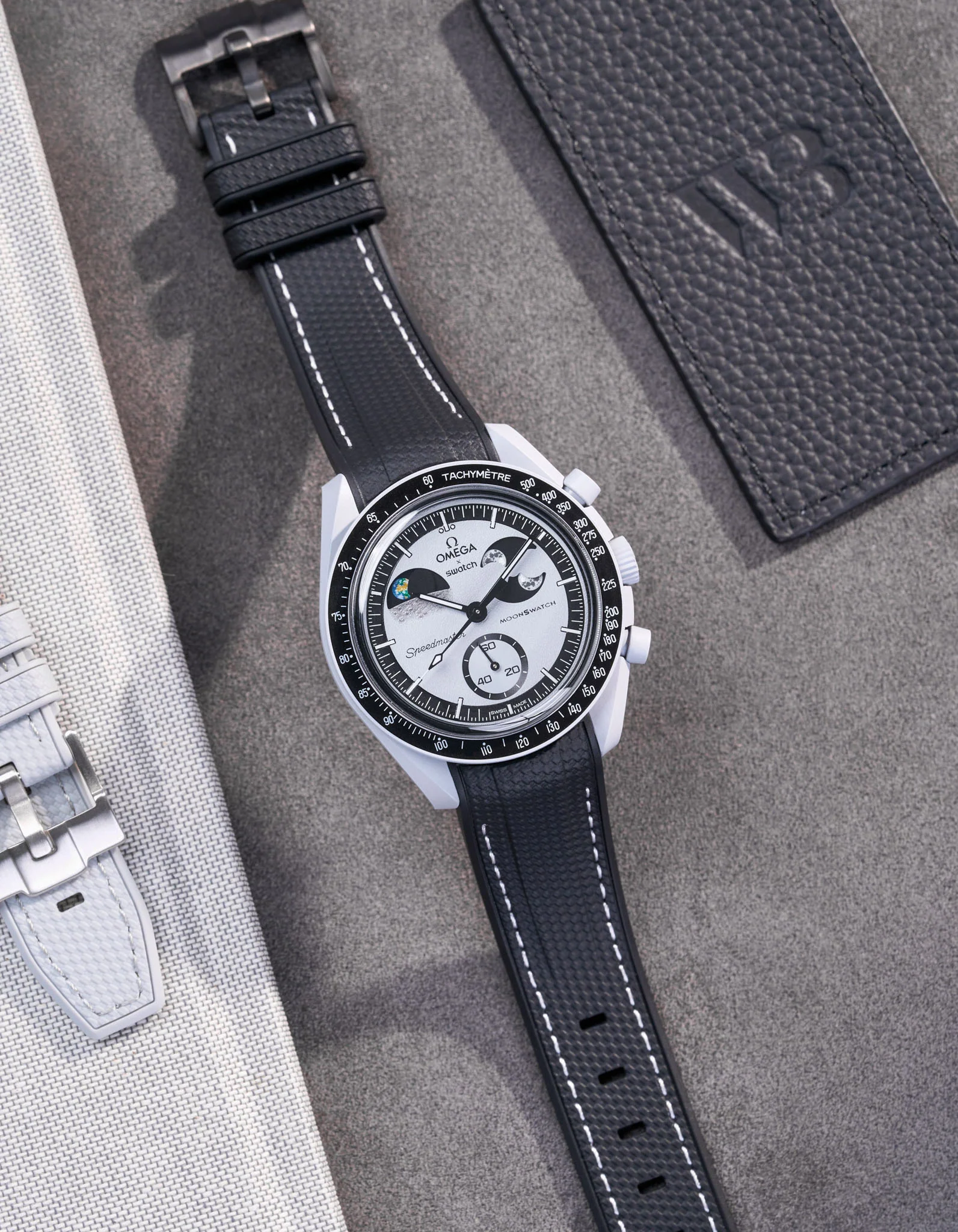 Rubber Strap for Omega X Swatch MoonSwatch Mission To EarthPhase - Image 13