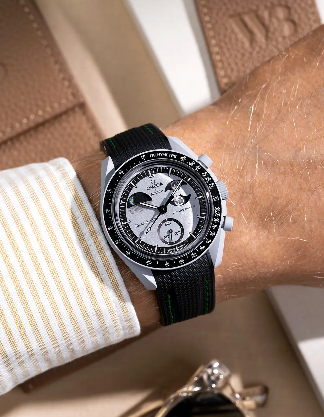Rubber Strap for Omega X Swatch MoonSwatch Mission To EarthPhase - Image 17