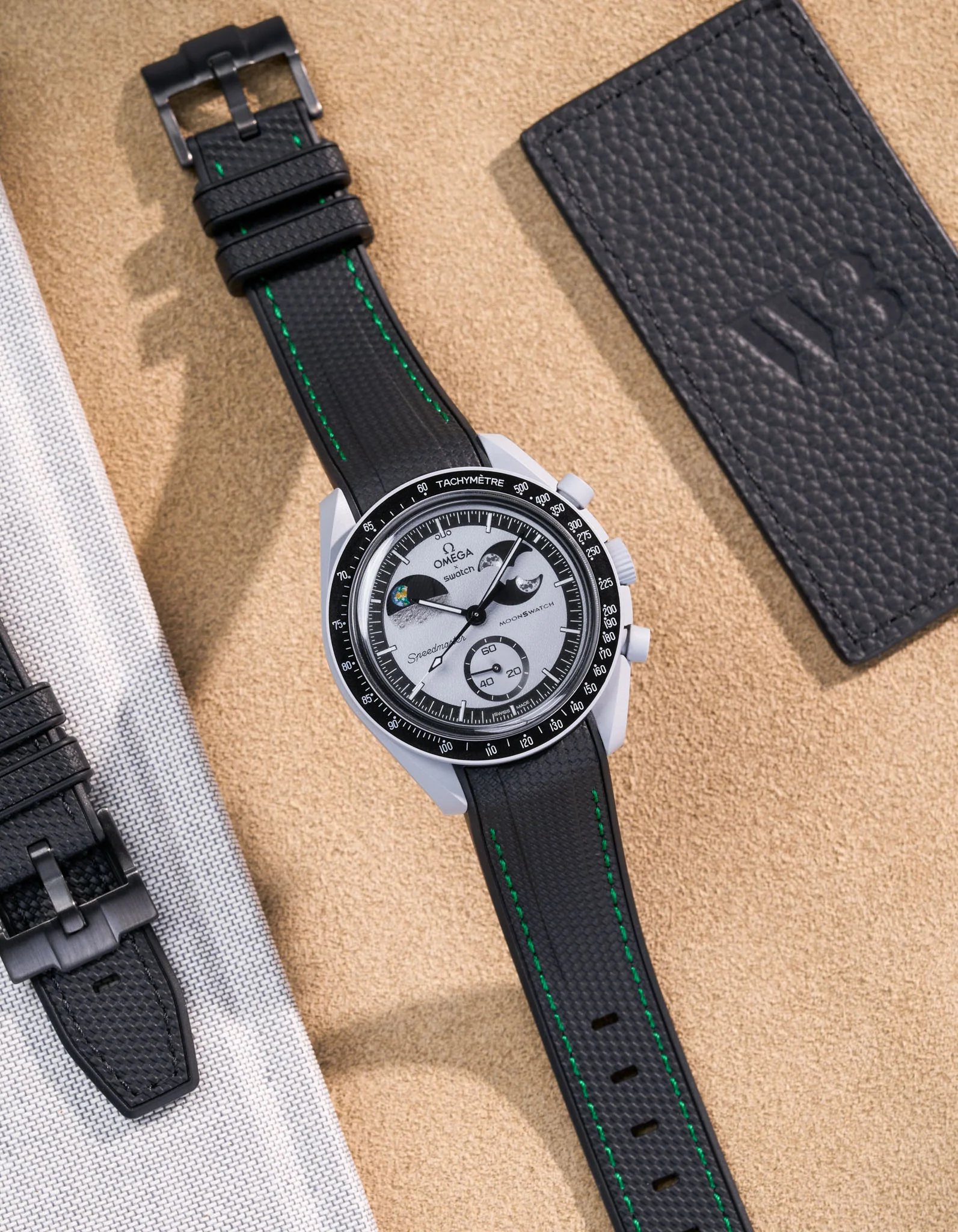 Rubber Strap for Omega X Swatch MoonSwatch Mission To EarthPhase - Image 18