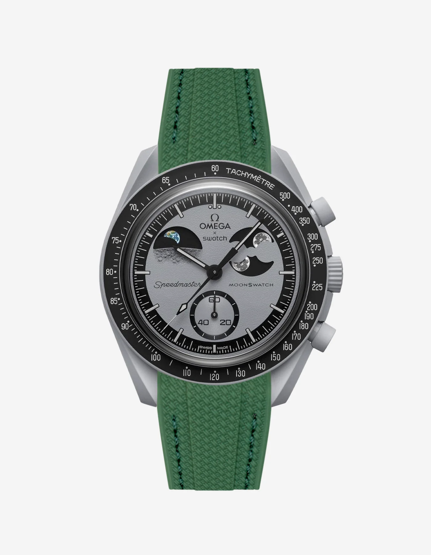 Rubber Strap for Omega X Swatch MoonSwatch Mission To EarthPhase - Image 26