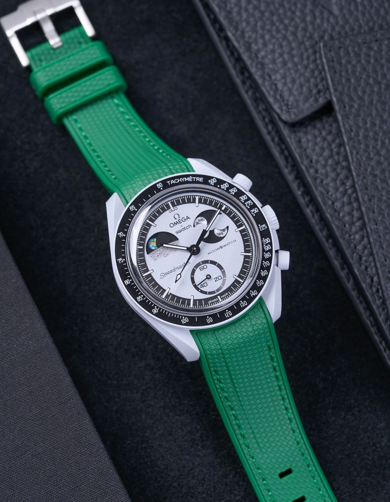 Rubber Strap for Omega X Swatch MoonSwatch Mission To EarthPhase - Image 28