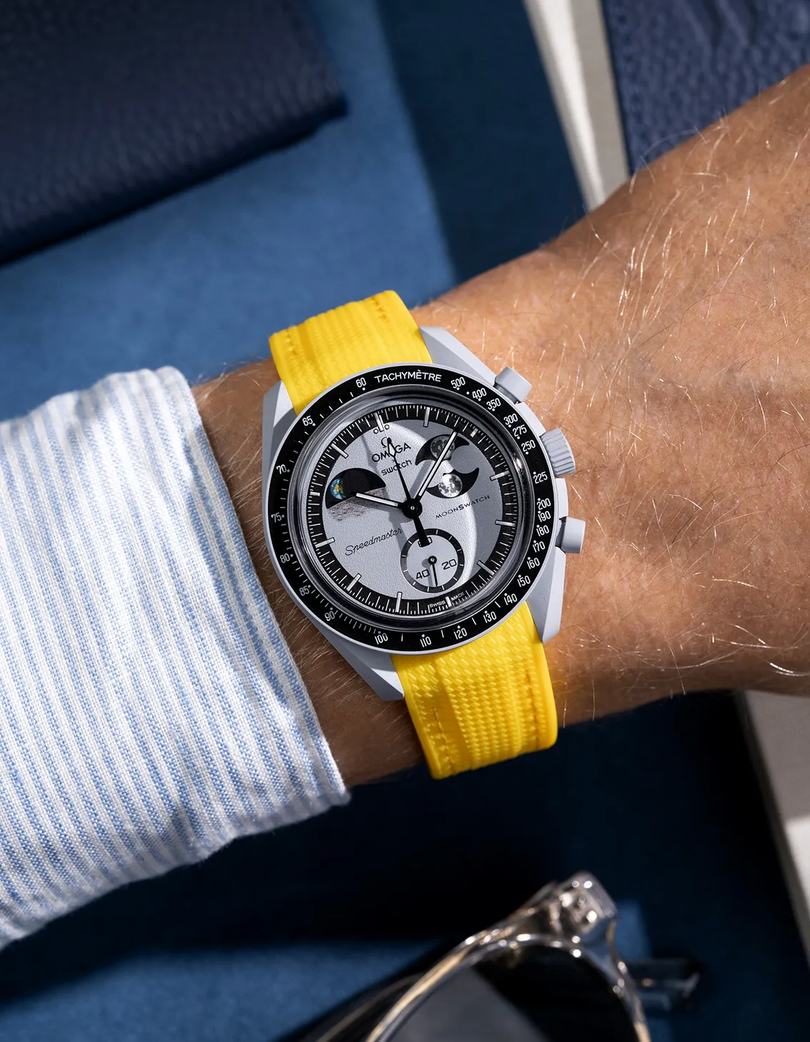 Rubber Strap for Omega X Swatch MoonSwatch Mission To EarthPhase - Image 32
