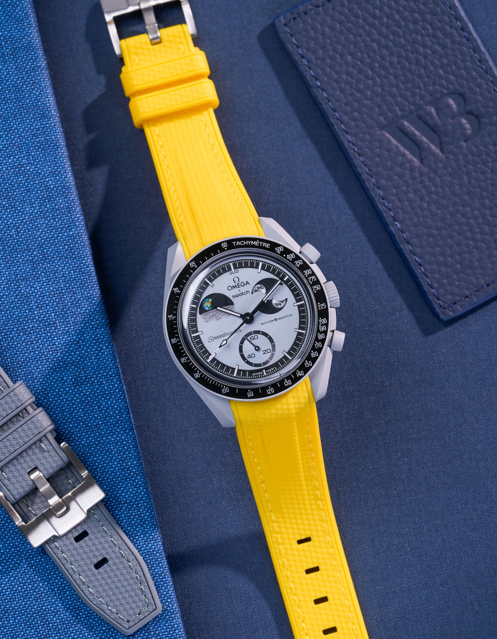 Rubber Strap for Omega X Swatch MoonSwatch Mission To EarthPhase - Image 33