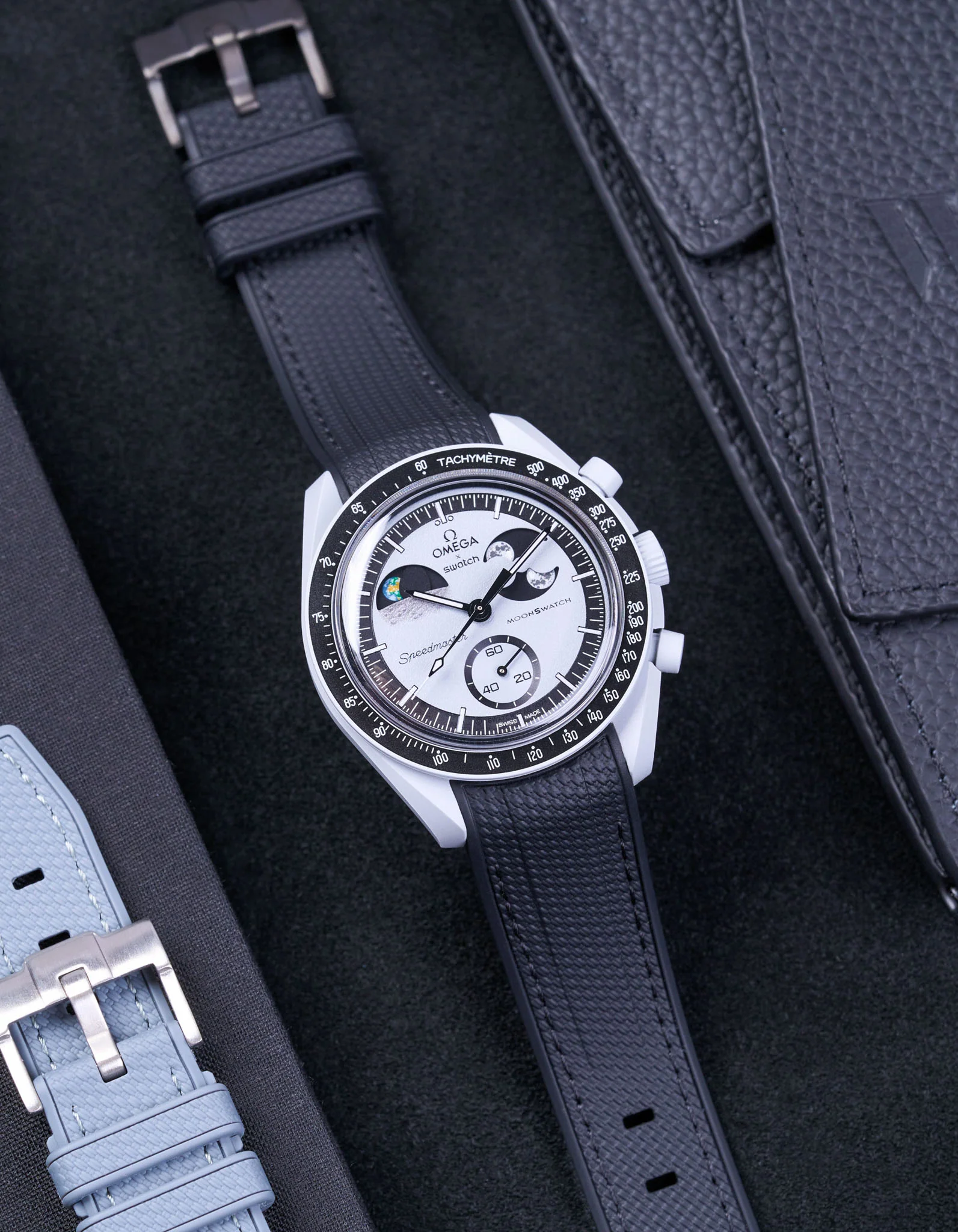 Rubber Strap for Omega X Swatch MoonSwatch Mission To EarthPhase - Image 8