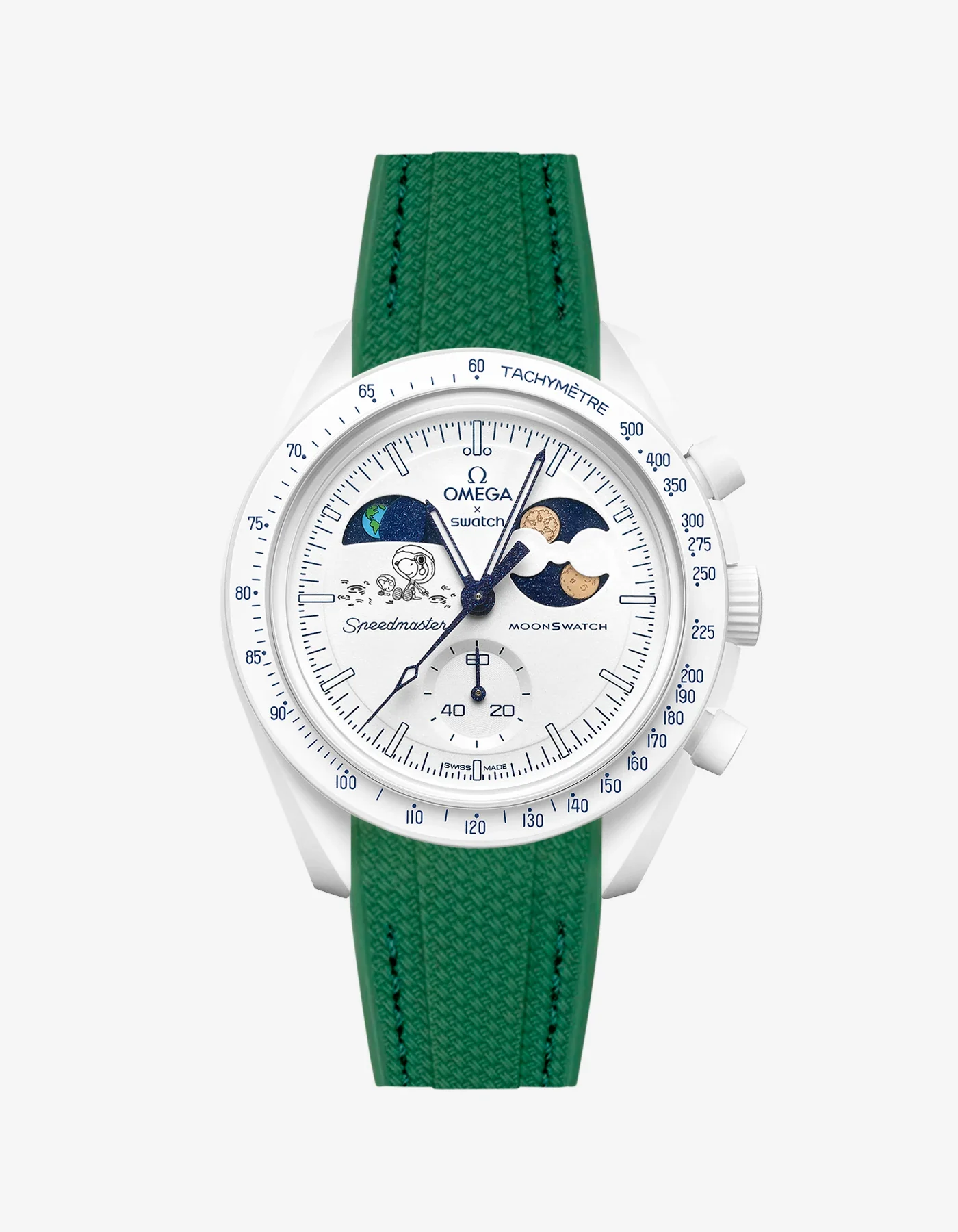 Rubber Strap For Omega x Swatch MoonSwatch Mission To Earthphase - Moonshine Gold Cold Moon - Image 22