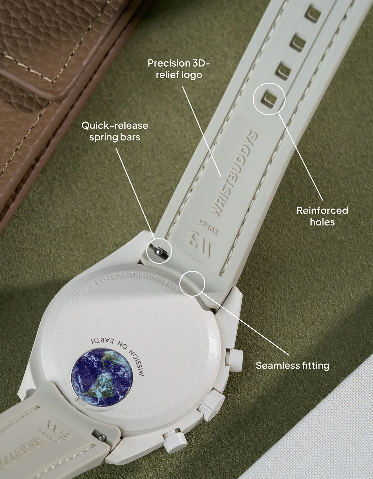 Rubber Strap for Omega X Swatch MoonSwatch Mission to Jupiter - Image 10