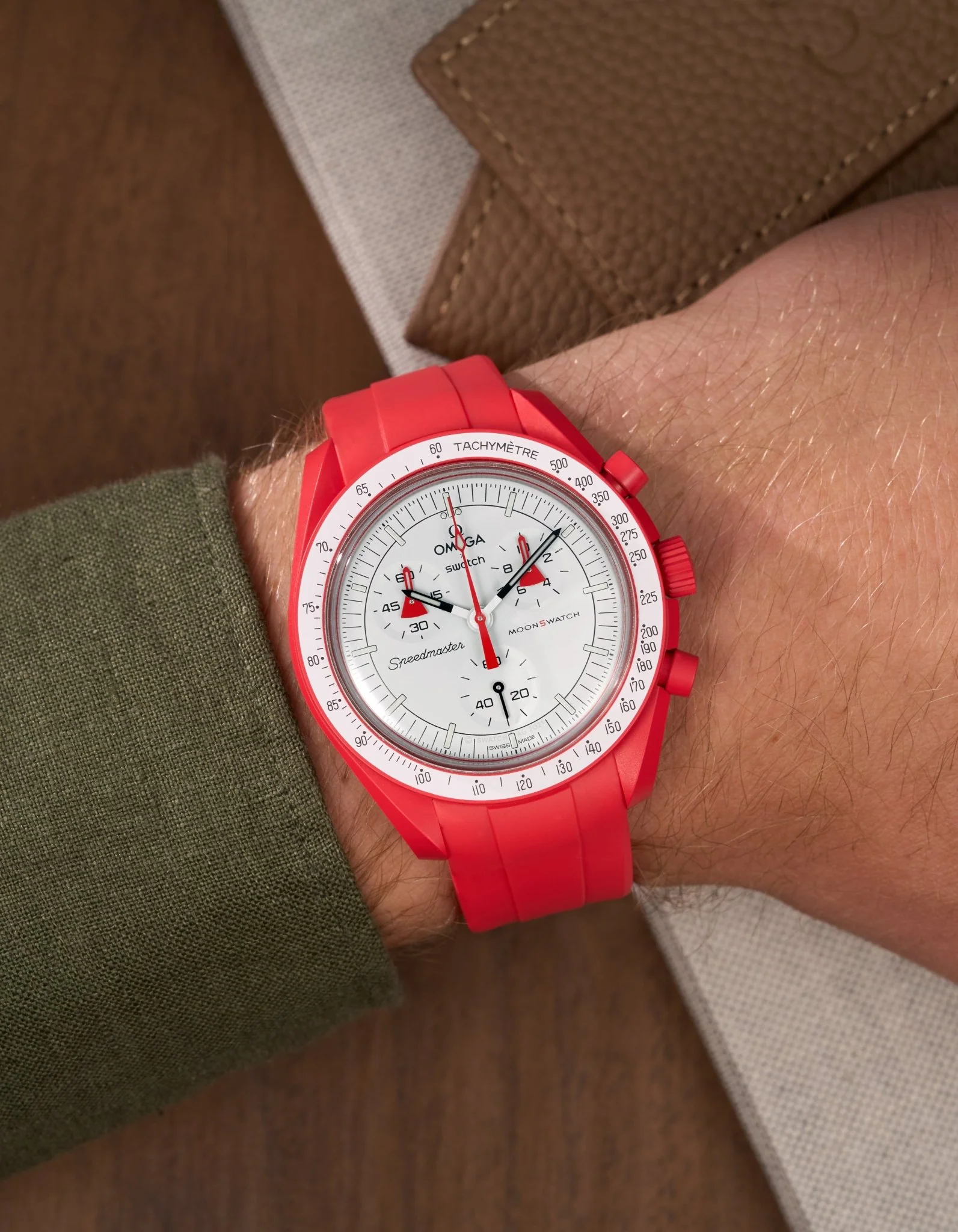Rubber Strap for Omega X Swatch MoonSwatch Mission to Mars - Image 8