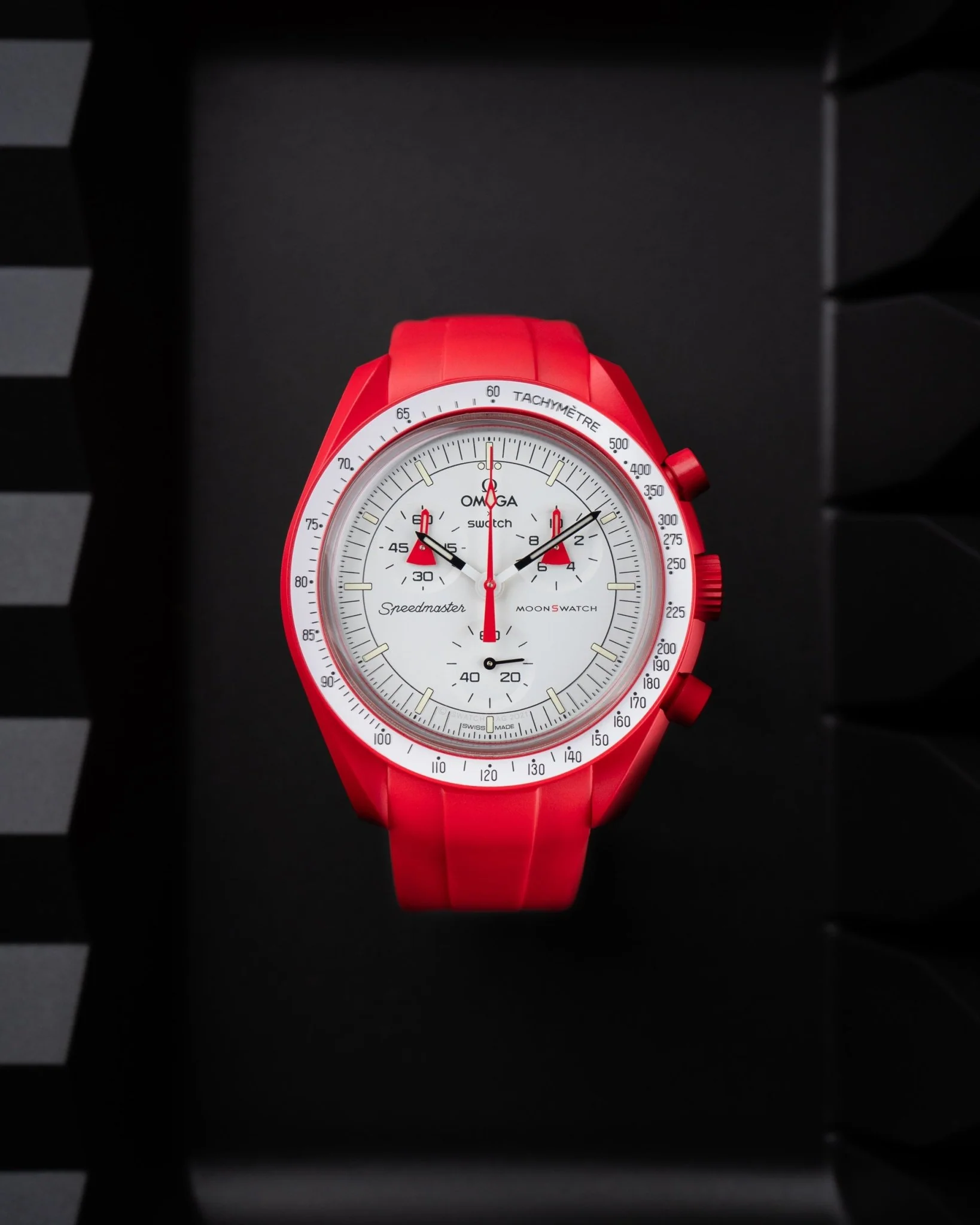Rubber Strap for Omega X Swatch MoonSwatch Mission to Mars - Image 9
