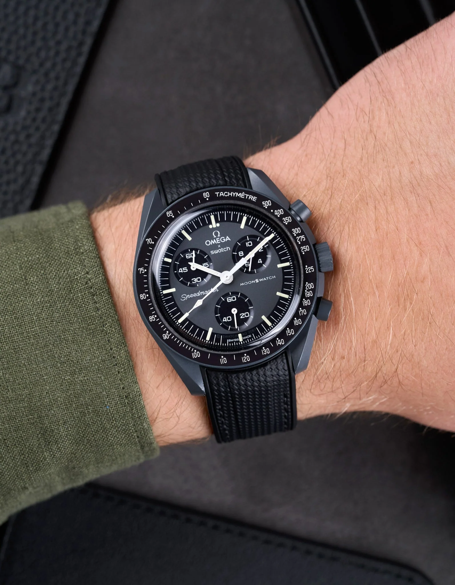 Rubber Strap for Omega X Swatch MoonSwatch Mission to Mercury - Image 3