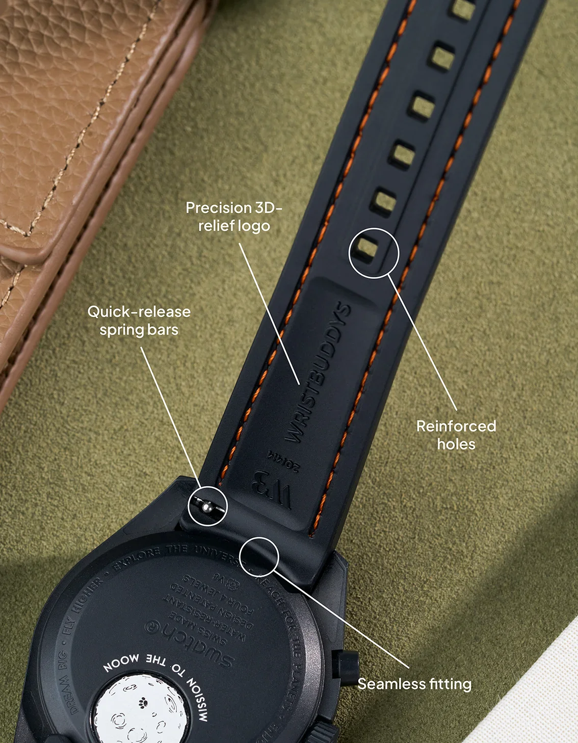 Rubber Strap for Omega X Swatch MoonSwatch Mission to Mercury - Image 36