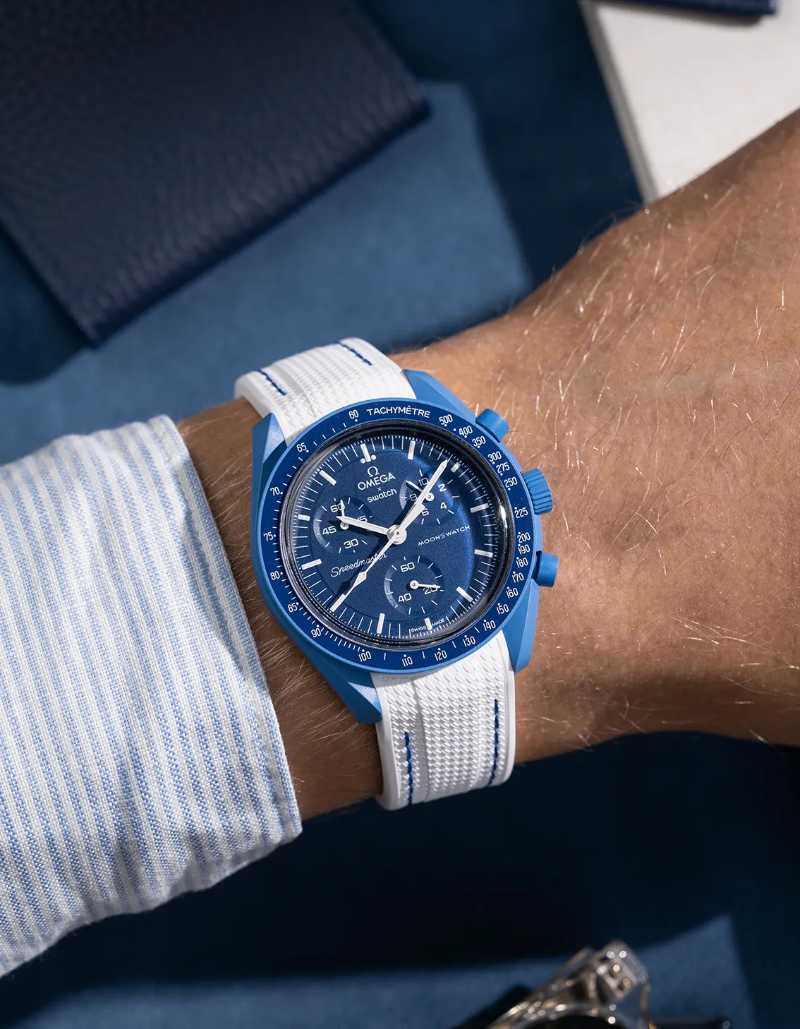 Rubber Strap for Omega X Swatch MoonSwatch Mission to Neptune - Image 17