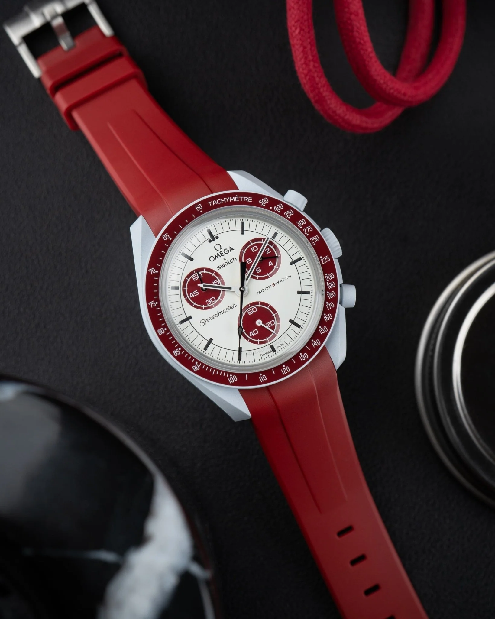 Rubber Strap for Omega X Swatch MoonSwatch Mission to Pluto - Image 11