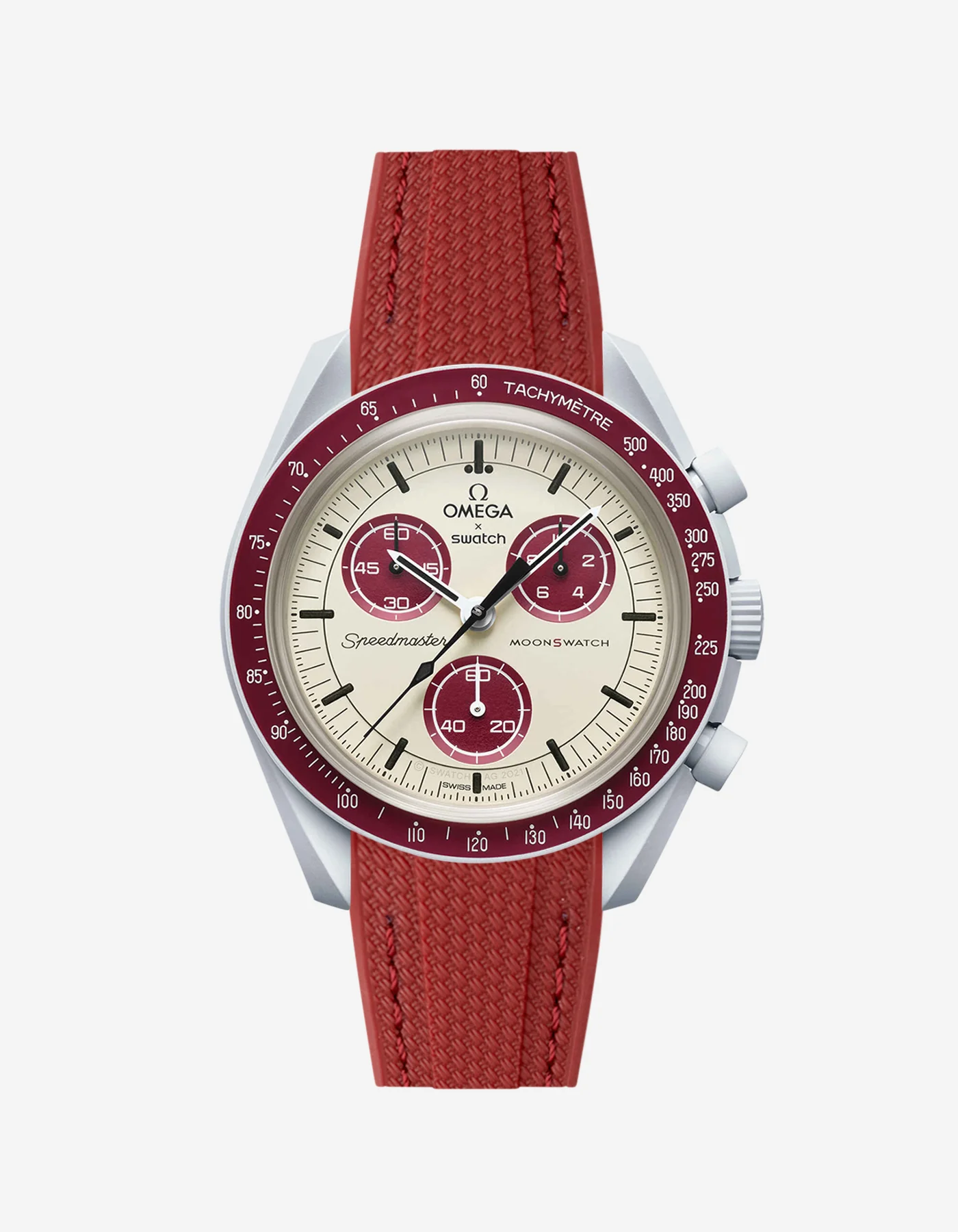 Rubber Strap for Omega X Swatch MoonSwatch Mission to Pluto - Image 5