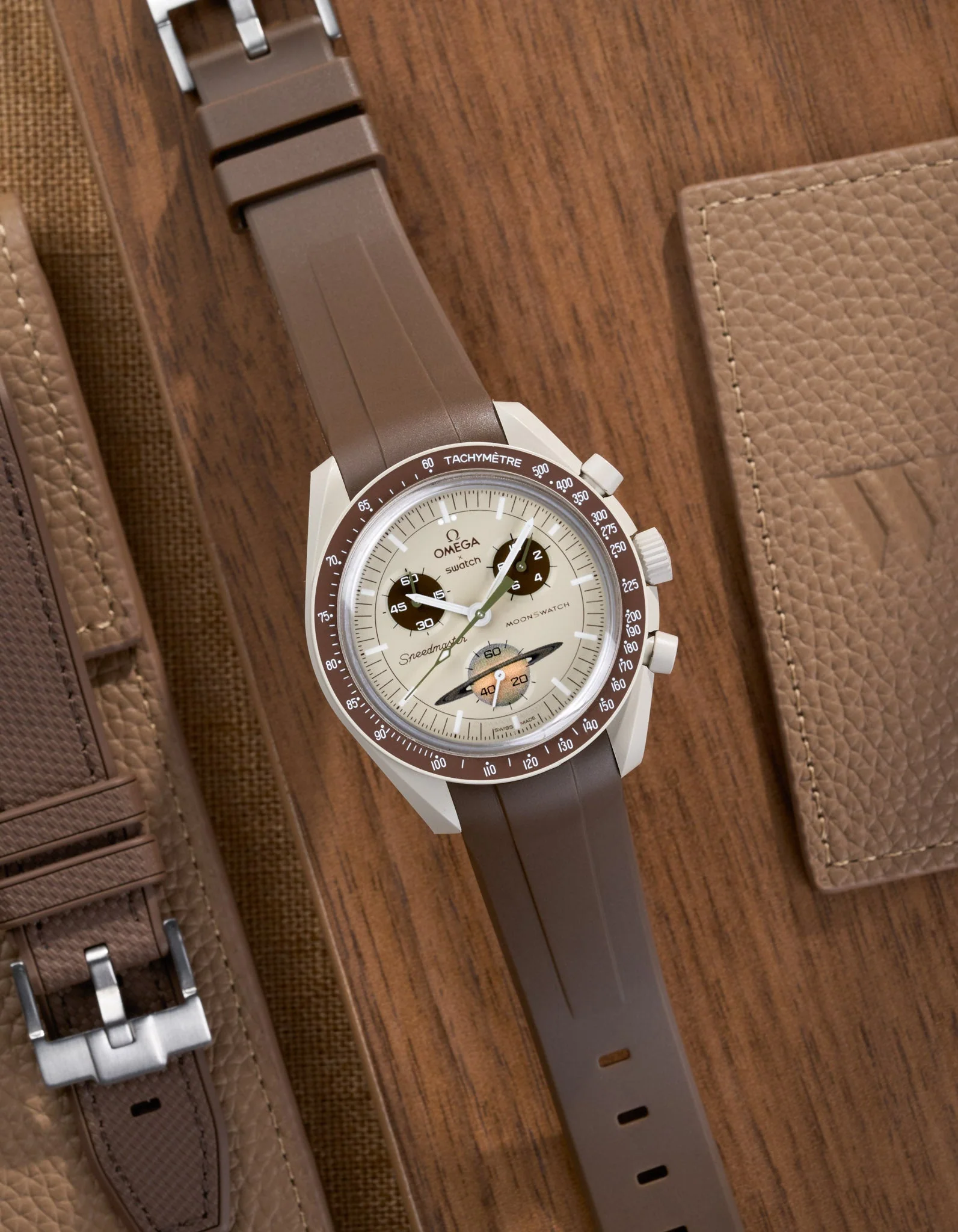 Rubber Strap for Omega X Swatch MoonSwatch Mission to Saturn - Image 13