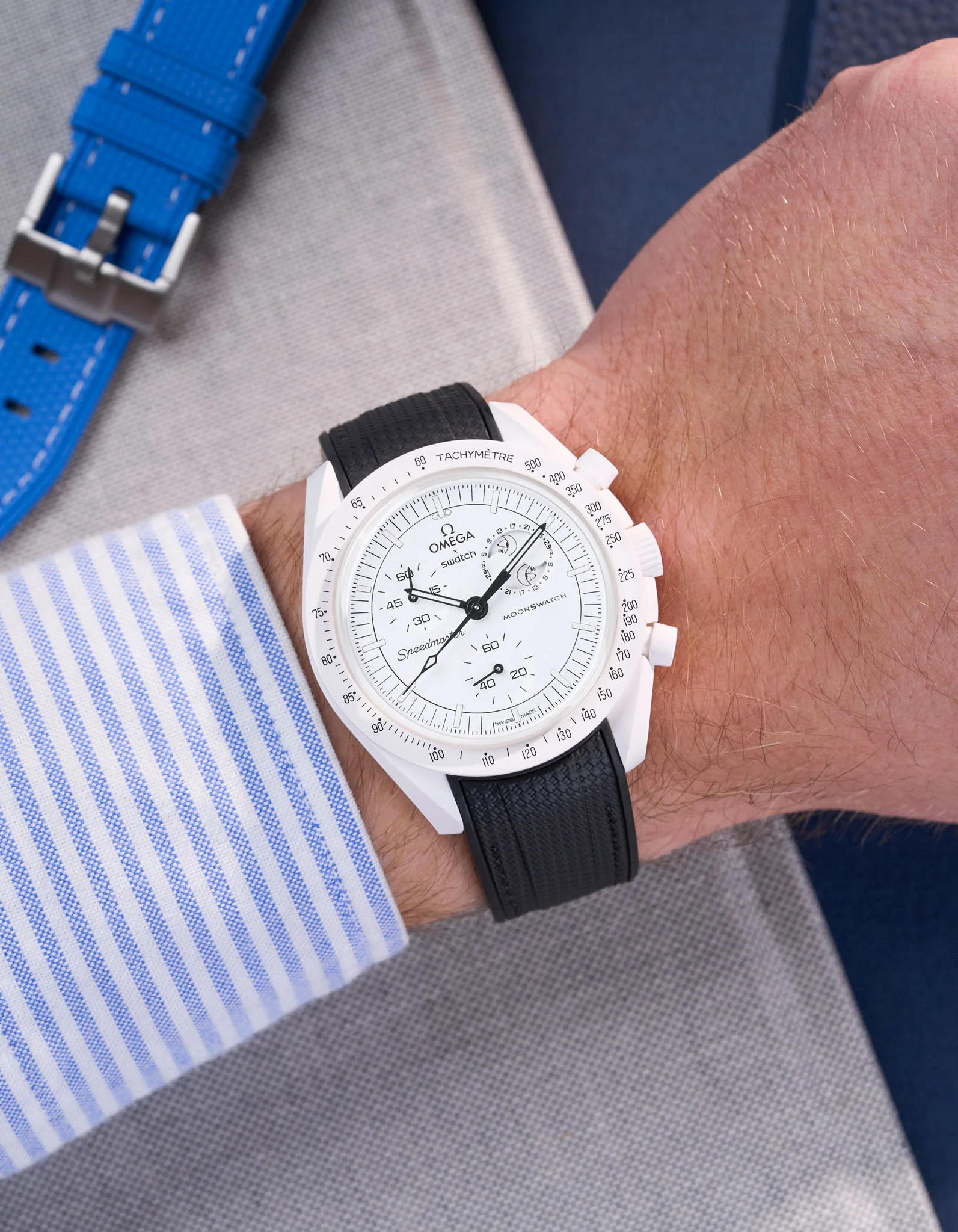 Rubber Strap for Omega X Swatch MoonSwatch Mission to The Moonphase - Image 12