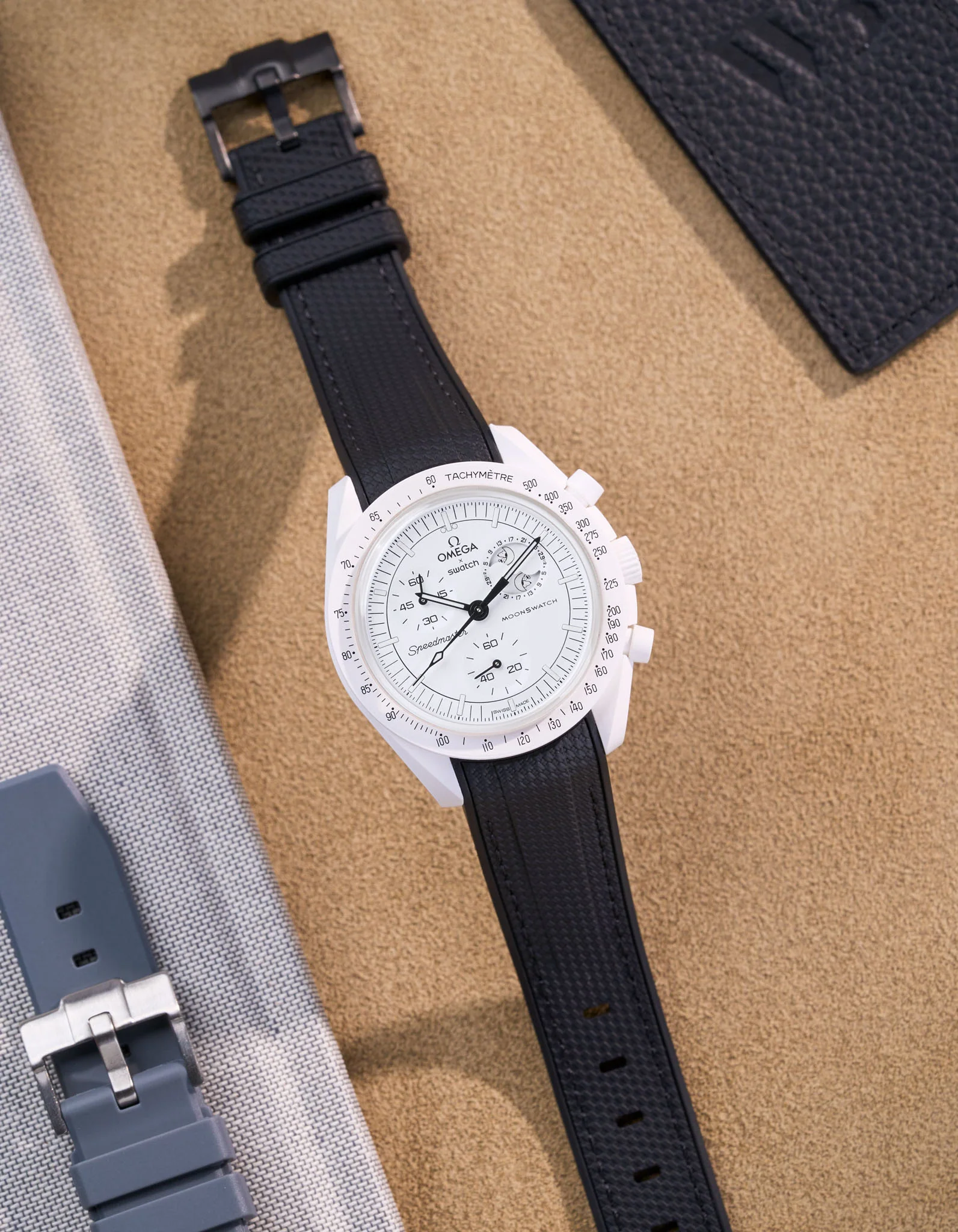 Rubber Strap for Omega X Swatch MoonSwatch Mission to The Moonphase - Image 13