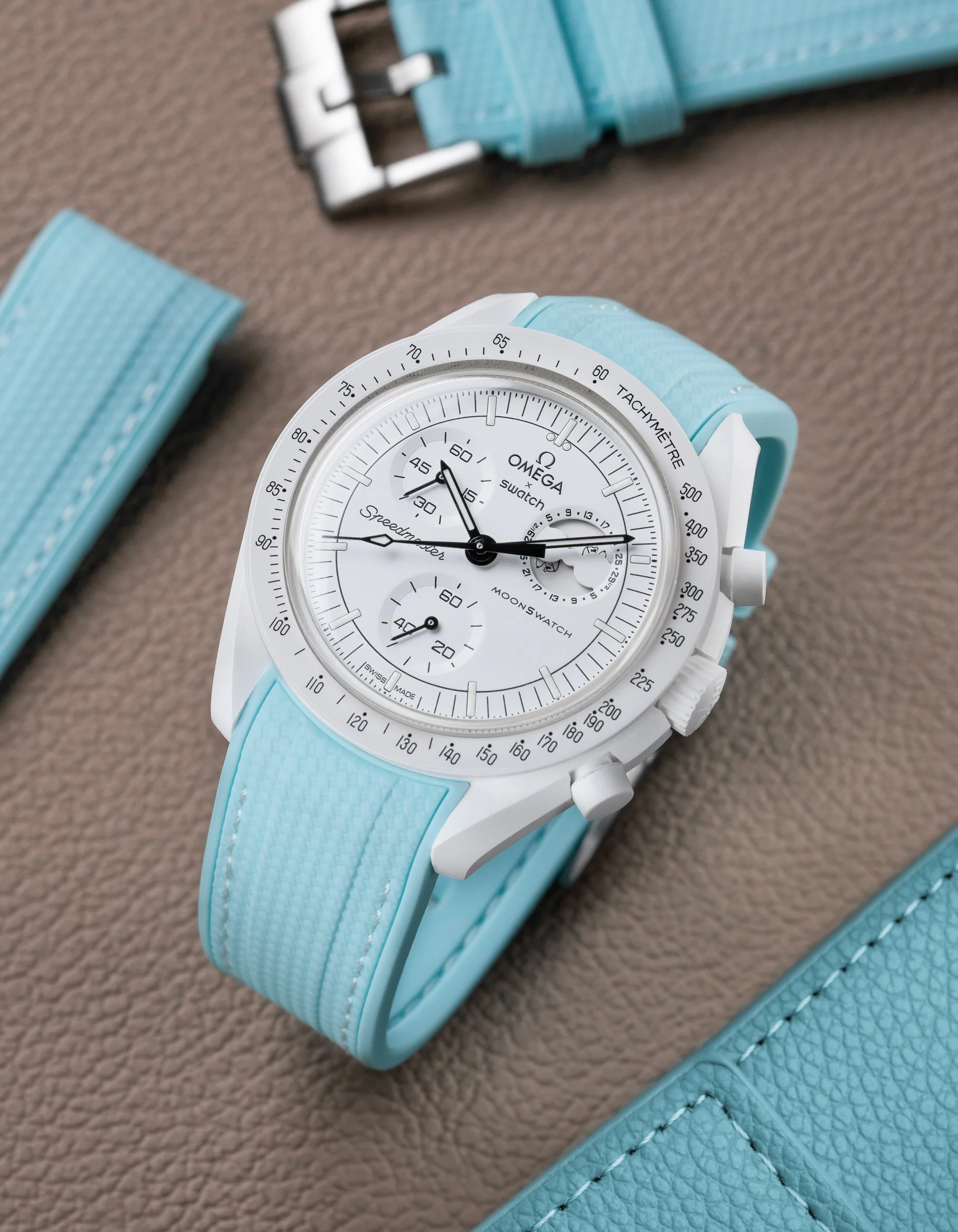 Rubber Strap for Omega X Swatch MoonSwatch Mission to The Moonphase - Image 33