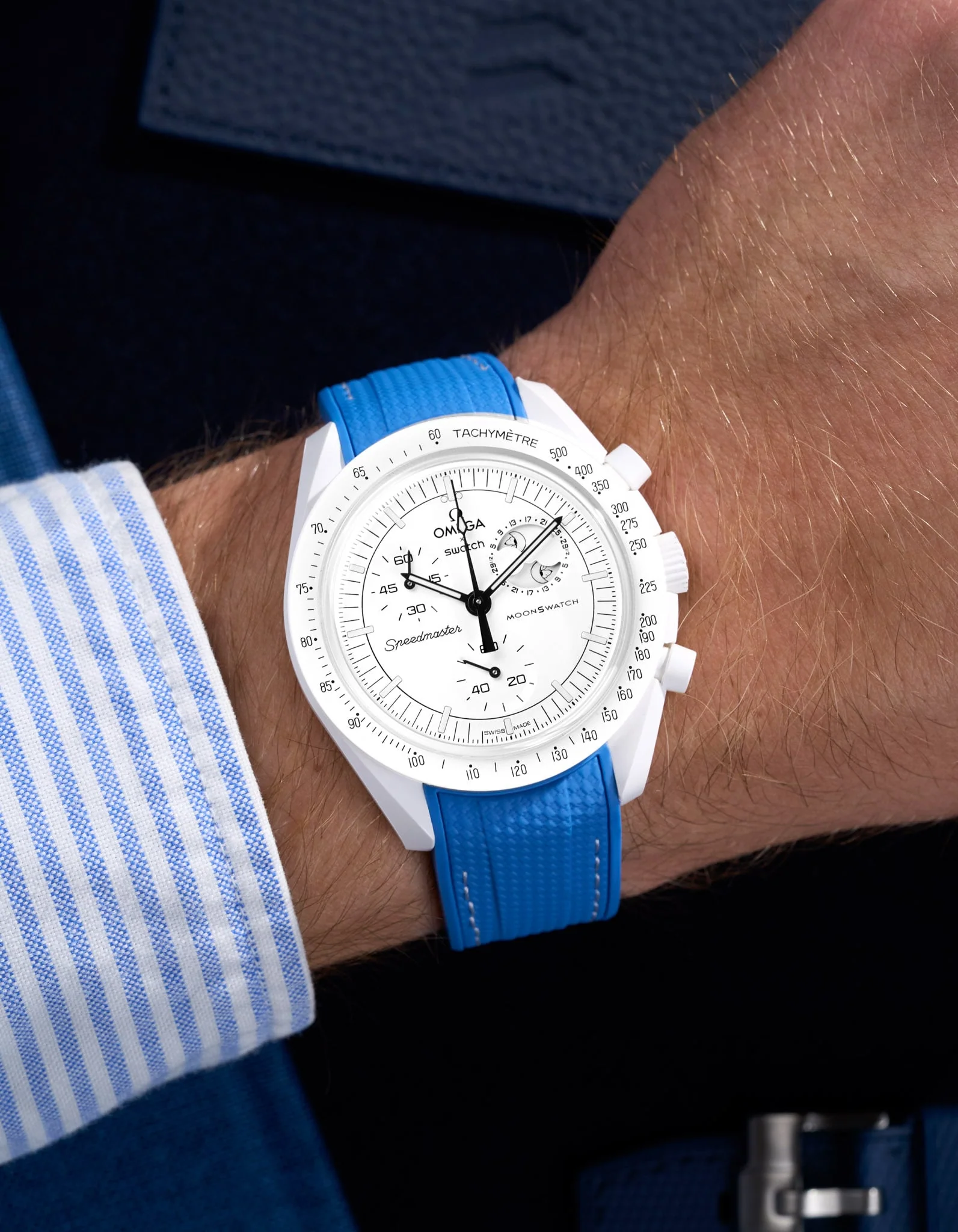 Rubber Strap for Omega X Swatch MoonSwatch Mission to The Moonphase - Image 36