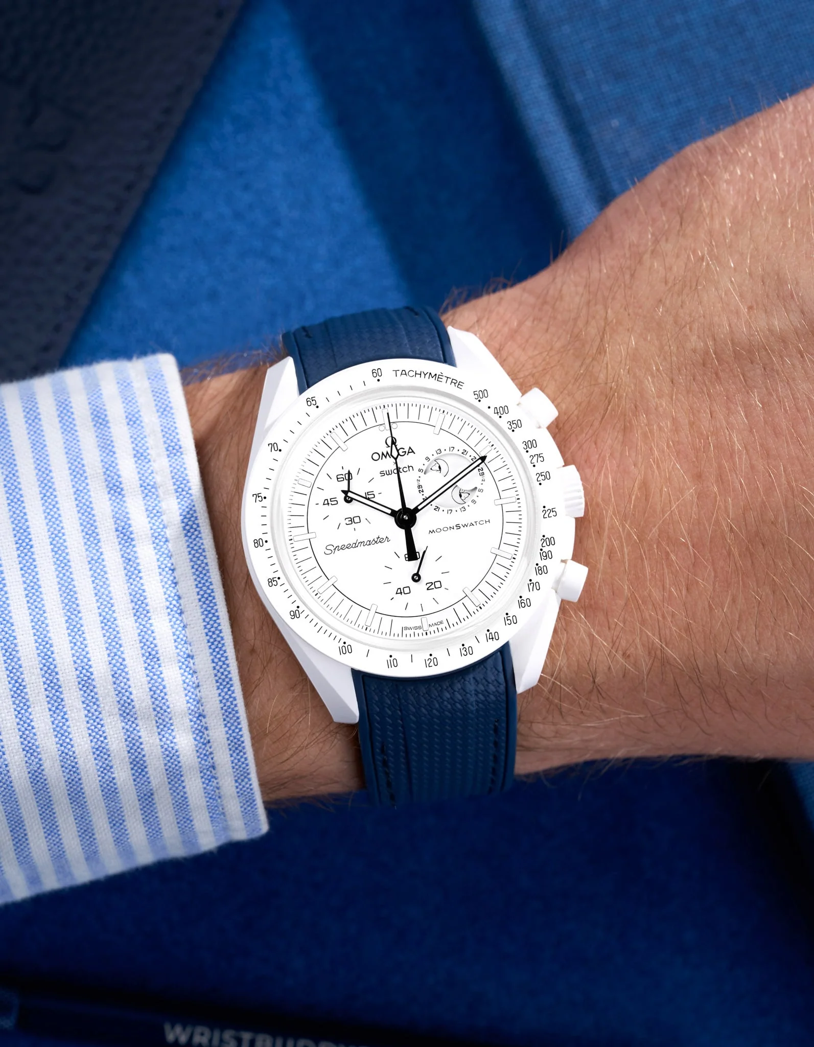 Rubber Strap for Omega X Swatch MoonSwatch Mission to The Moonphase - Image 41