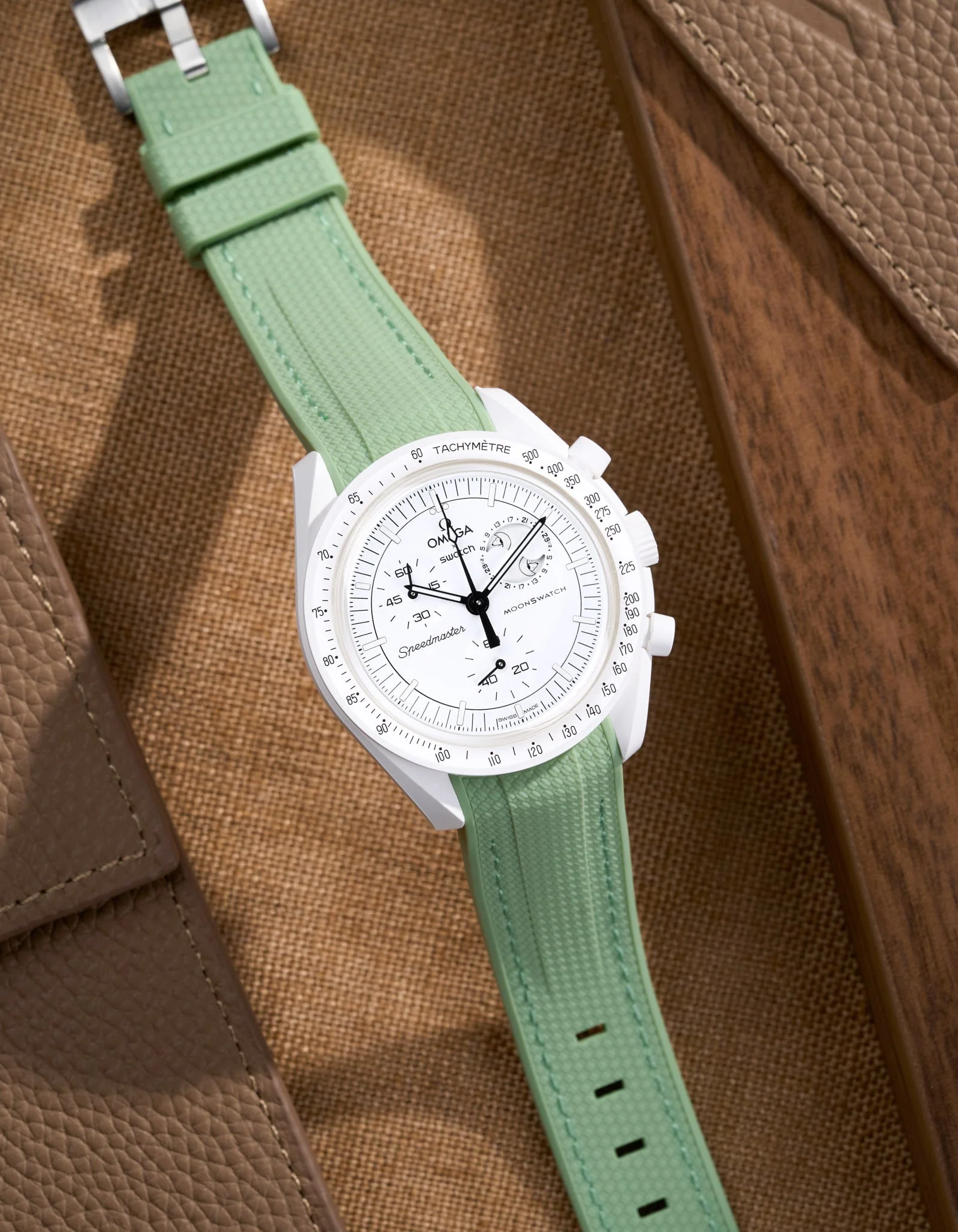 Rubber Strap for Omega X Swatch MoonSwatch Mission to The Moonphase - Image 47