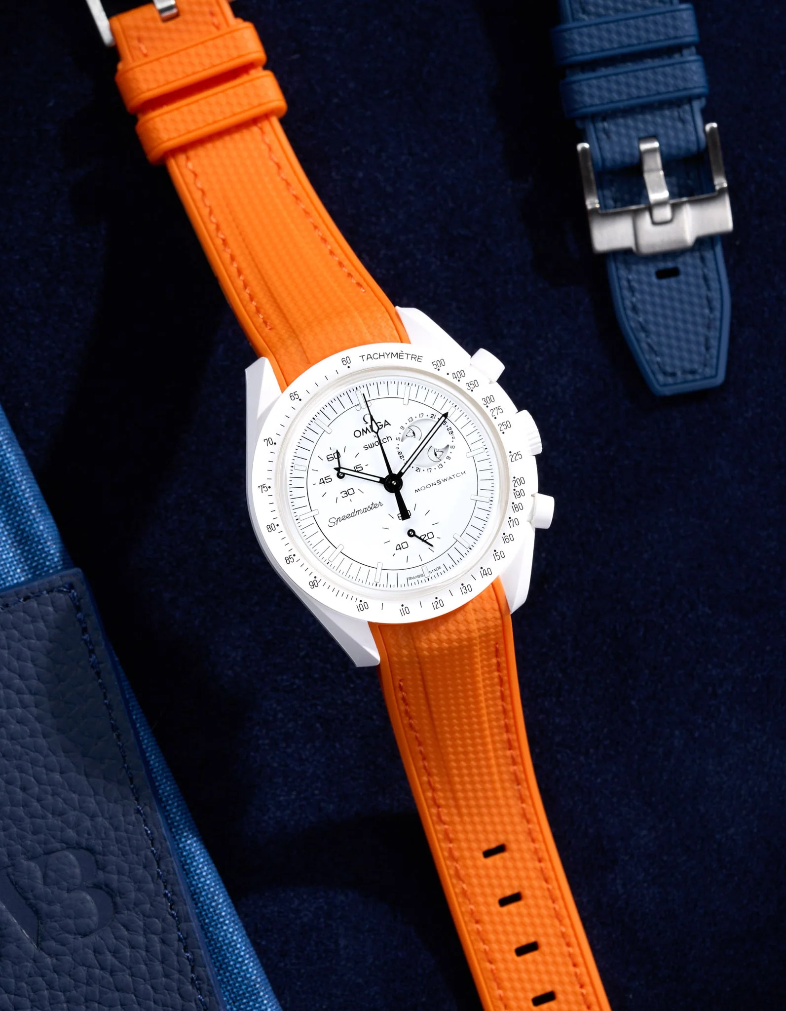Rubber Strap for Omega X Swatch MoonSwatch Mission to The Moonphase - Image 57