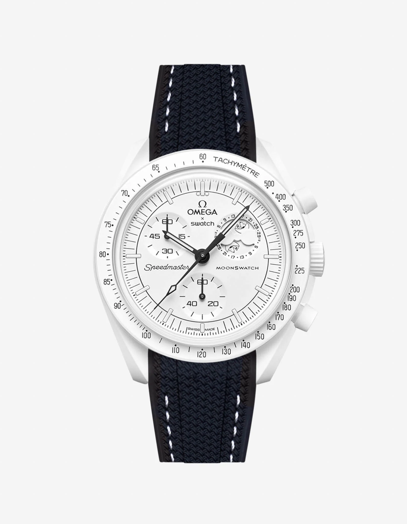 Rubber Strap for Omega X Swatch MoonSwatch Mission to The Moonphase - Image 6