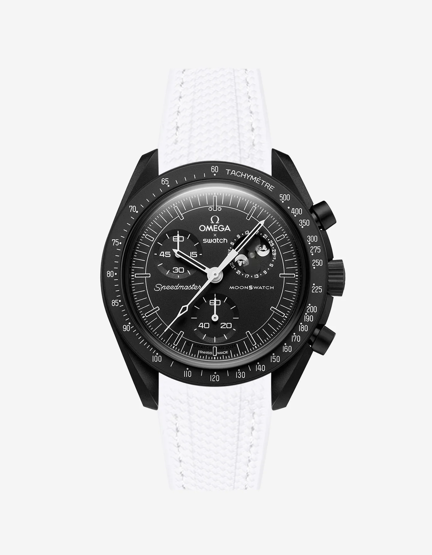 Rubber Strap for Omega X Swatch MoonSwatch Mission to The Moonphase - New Moon - Image 12