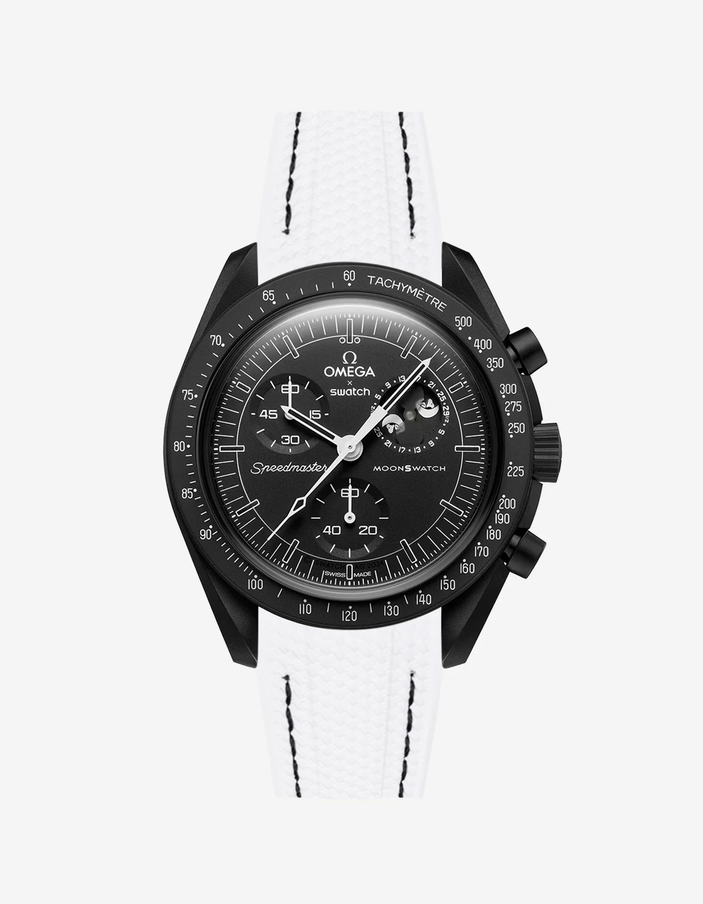 Rubber Strap for Omega X Swatch MoonSwatch Mission to The Moonphase - New Moon - Image 17
