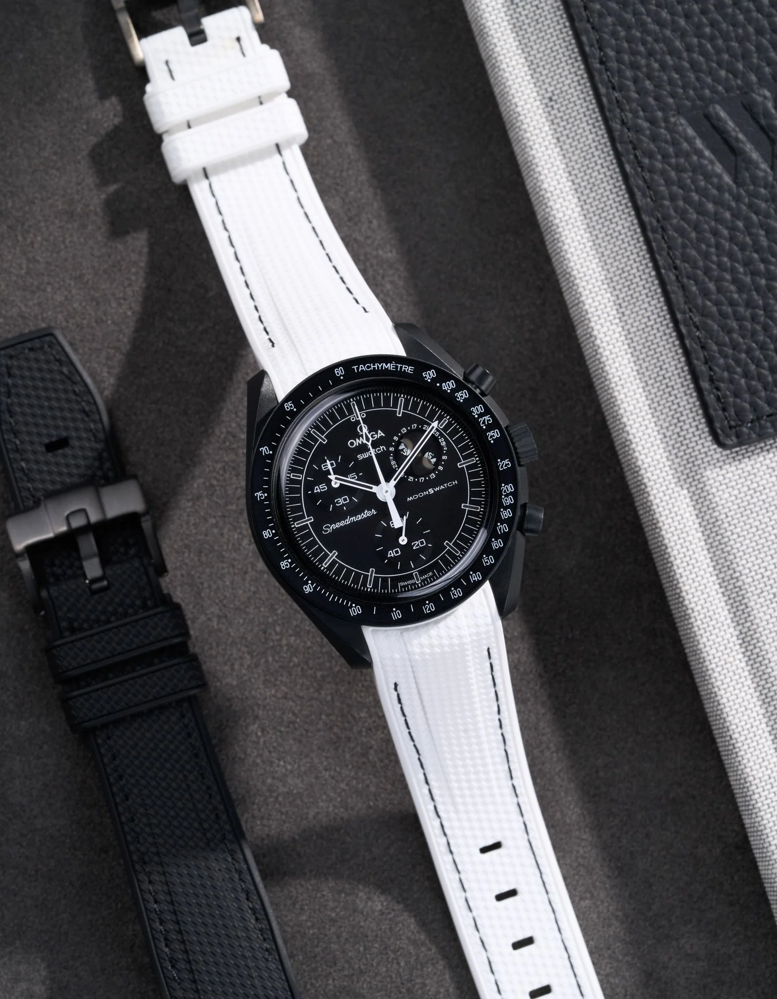 Rubber Strap for Omega X Swatch MoonSwatch Mission to The Moonphase - New Moon - Image 19