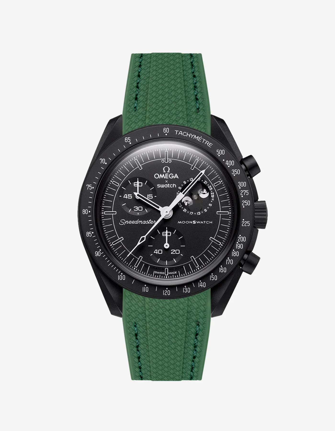 Rubber Strap for Omega X Swatch MoonSwatch Mission to The Moonphase - New Moon - Image 22