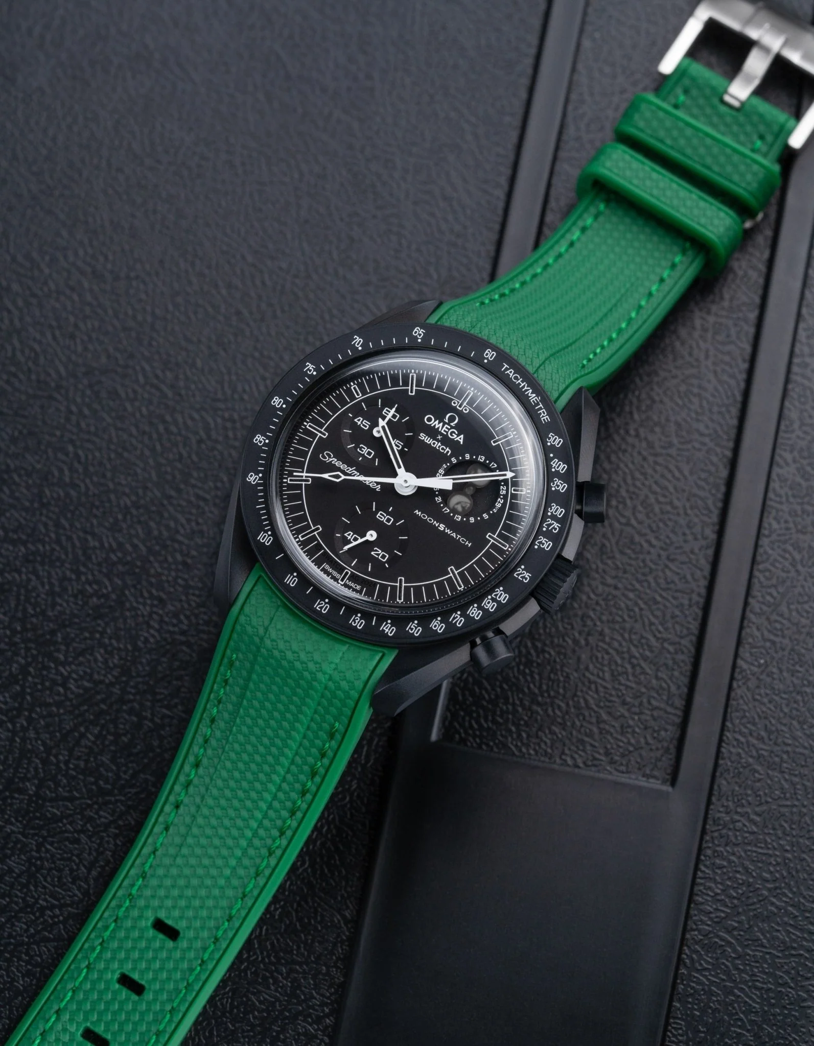 Rubber Strap for Omega X Swatch MoonSwatch Mission to The Moonphase - New Moon - Image 25