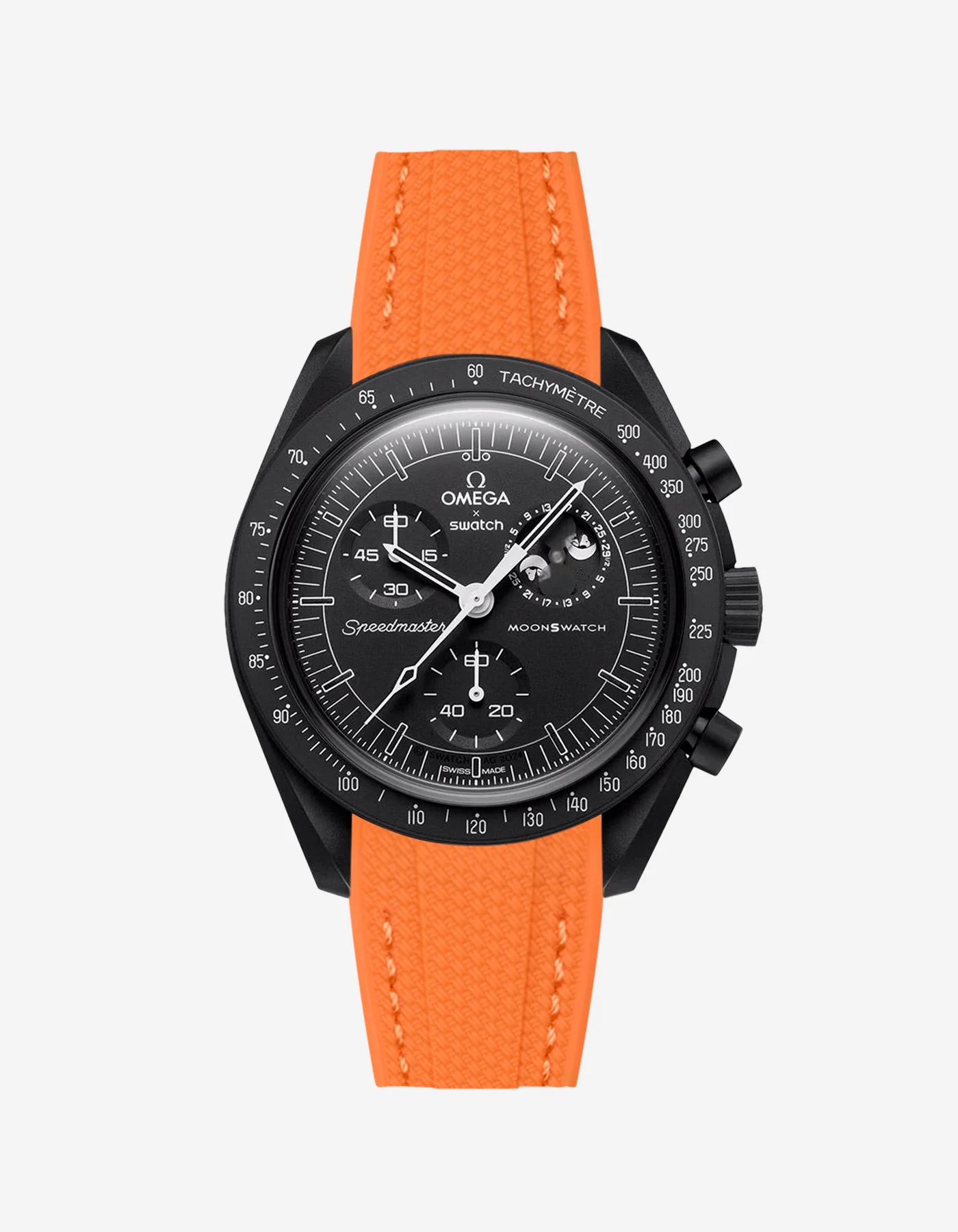 Rubber Strap for Omega X Swatch MoonSwatch Mission to The Moonphase - New Moon - Image 28
