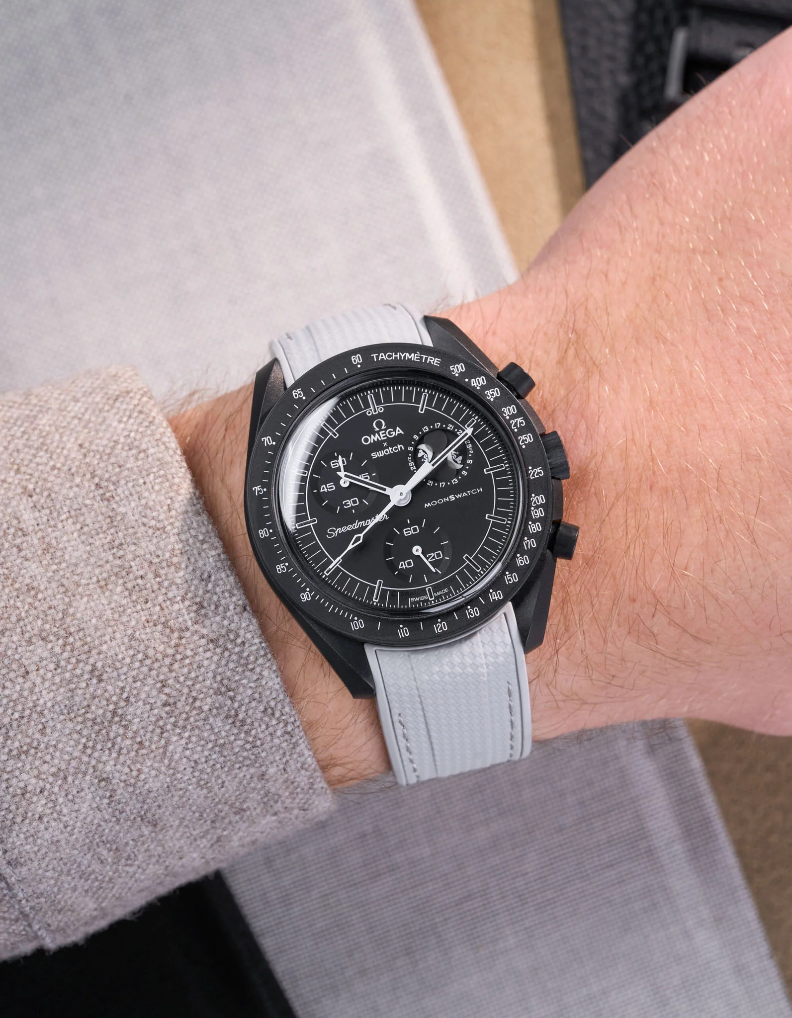 Rubber Strap for Omega X Swatch MoonSwatch Mission to The Moonphase - New Moon - Image 34